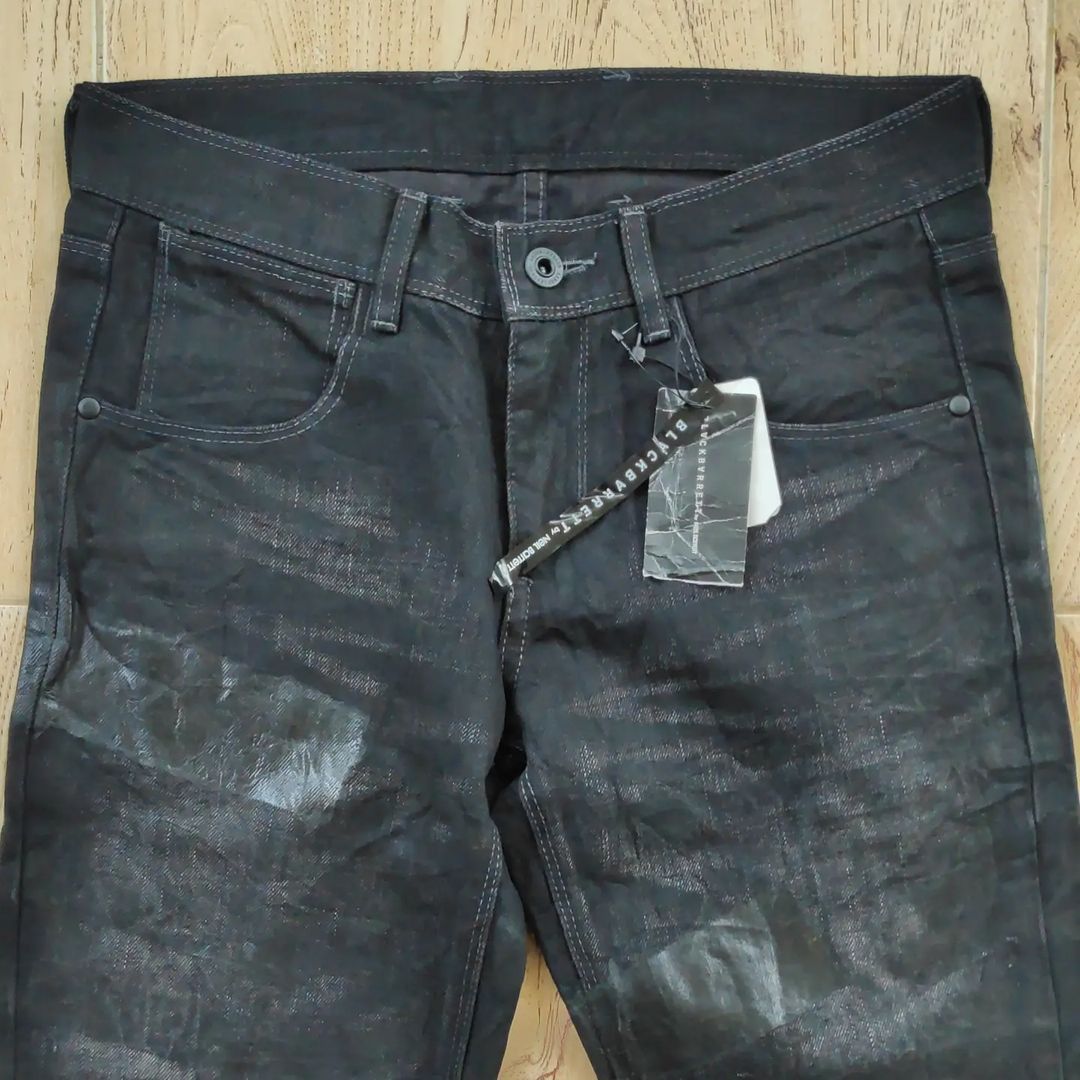 Black Barrett × Neil Barrett Black Barret by Neil Barret Distressed Denim Tape Size US 30 / EU 46 - 4 Thumbnail