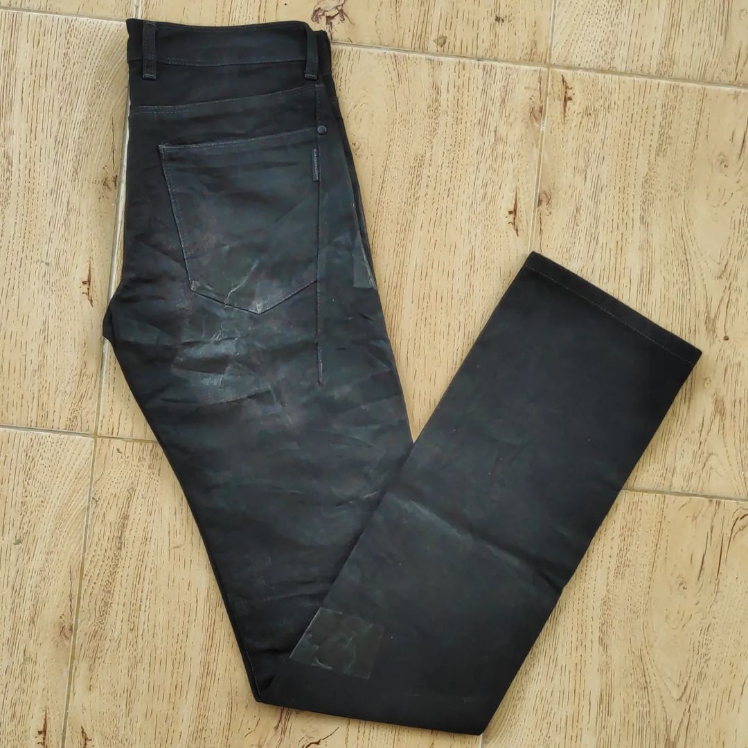 Black Barrett × Neil Barrett Black Barret by Neil Barret Distressed Denim Tape Size US 30 / EU 46 - 1 Thumbnail