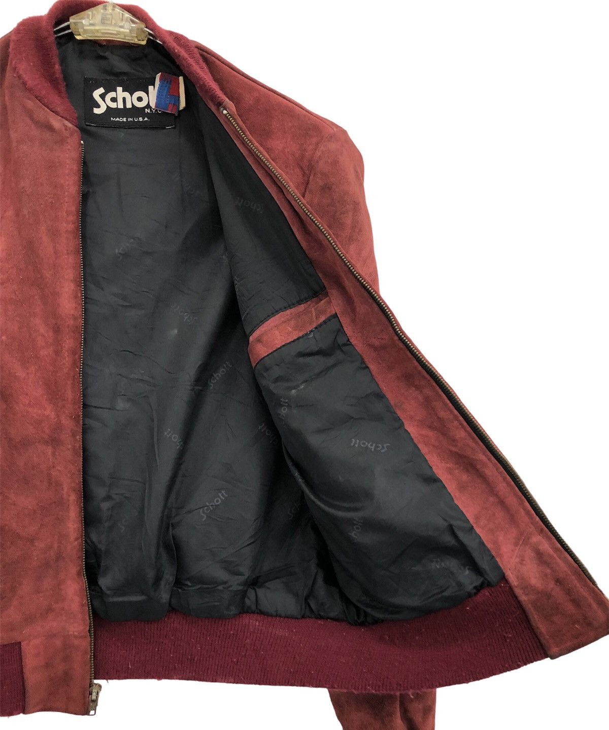 Schott VINTAGE SCHOTT N.Y.C. MADE IN USA LEATHER JACKET Size US M / EU 48-50 / 2 - 8 Thumbnail
