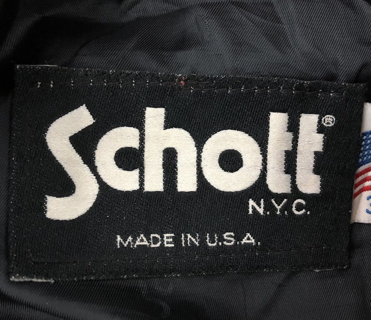 Schott VINTAGE SCHOTT N.Y.C. MADE IN USA LEATHER JACKET Size US M / EU 48-50 / 2 - 11 Thumbnail