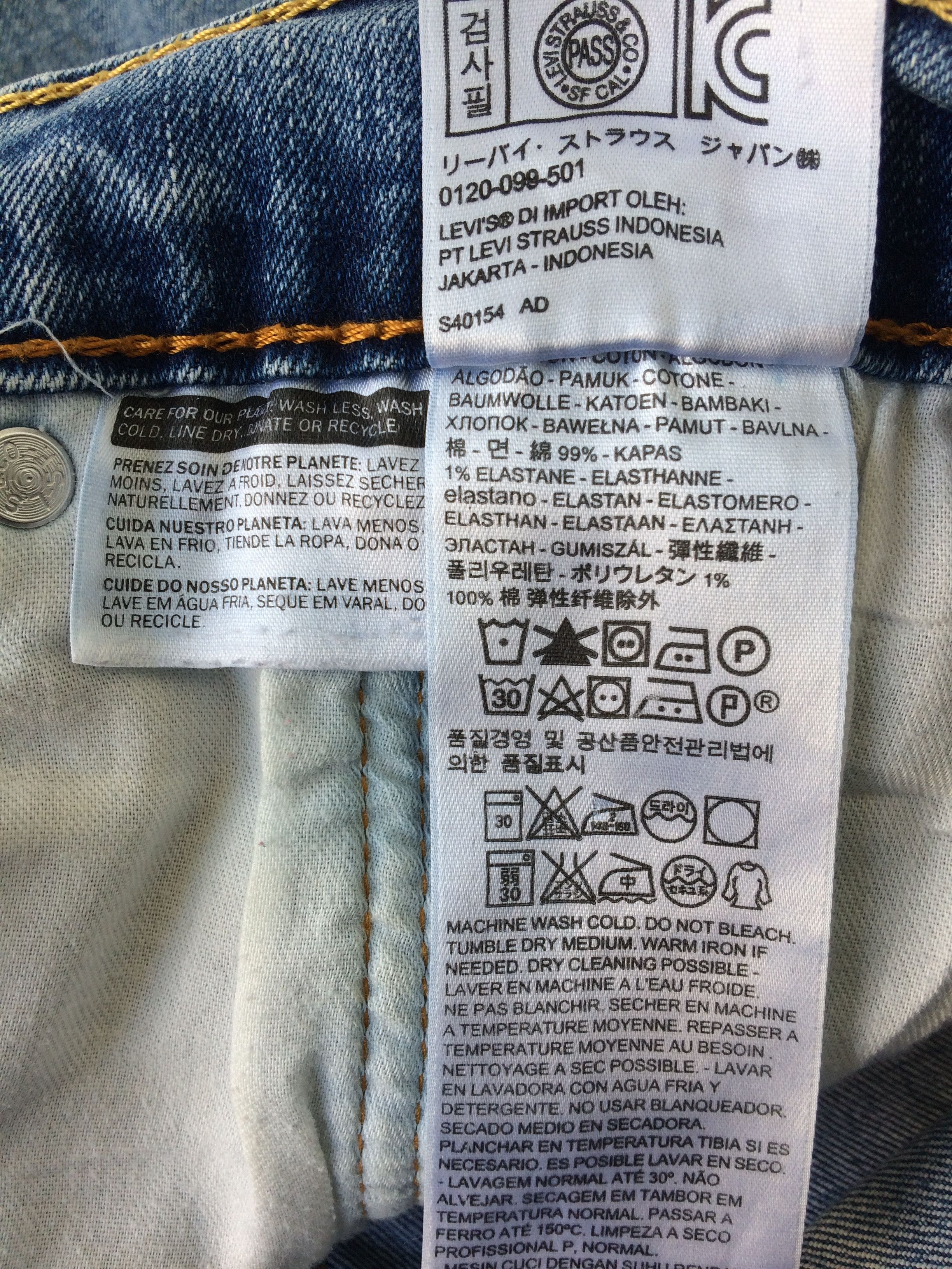 Levi's Vintage Distressed Levis 514 Jeans #B-047 Size US 38 / EU 54 - 10 Thumbnail
