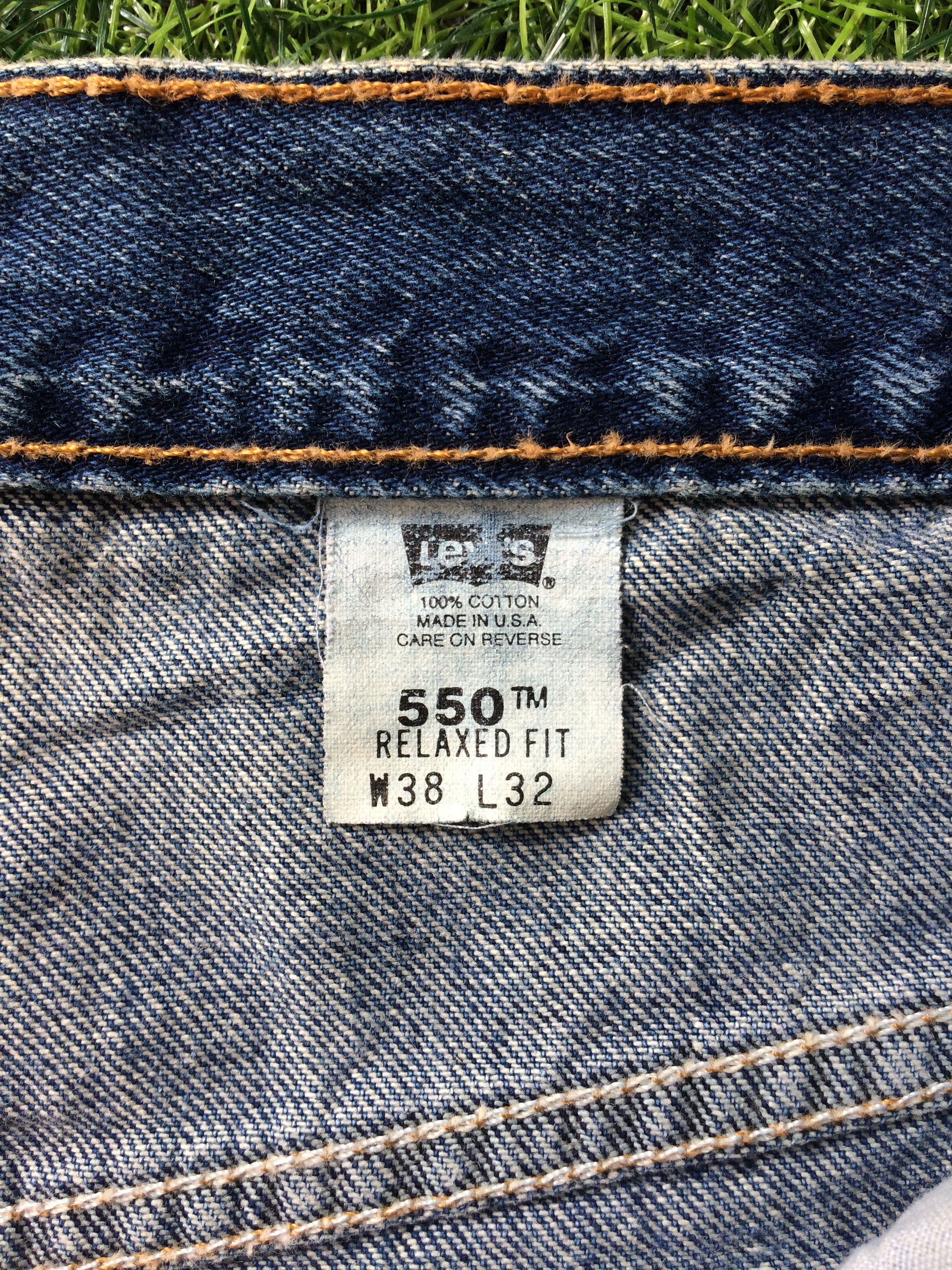 Levi's Vintage Distressed Levis 550 Jeans #B-836 Size US 37 - 11 Thumbnail