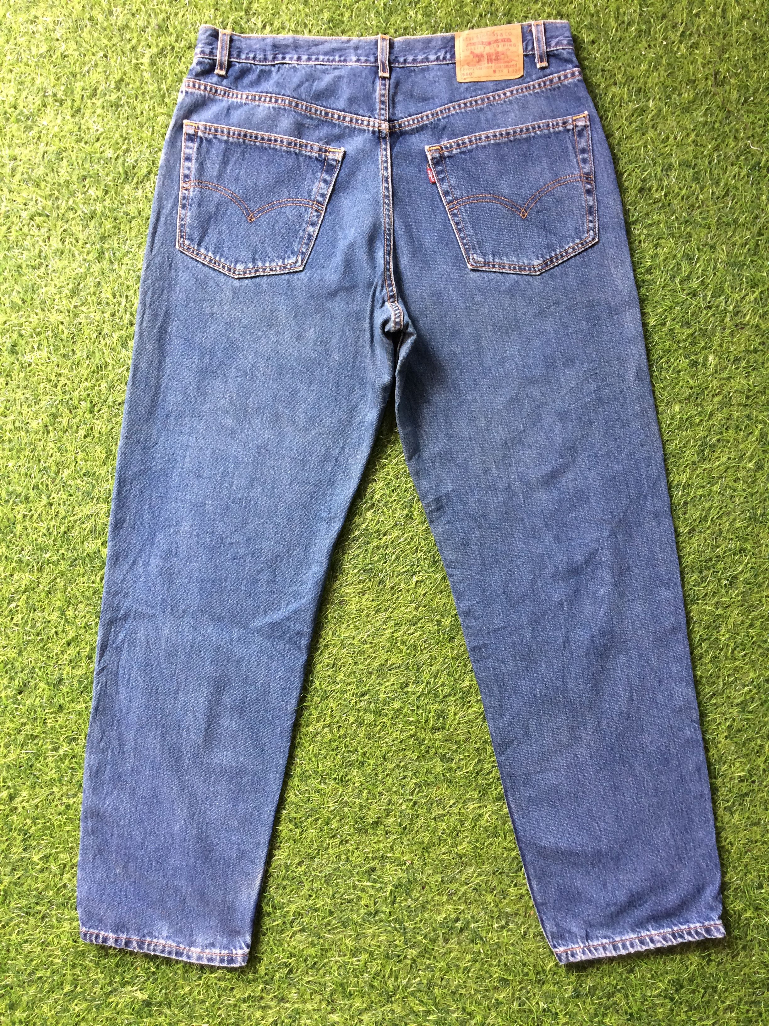 Levi's Vintage Distressed Levis 550 Jeans #B-836 Size US 37 - 2 Thumbnail