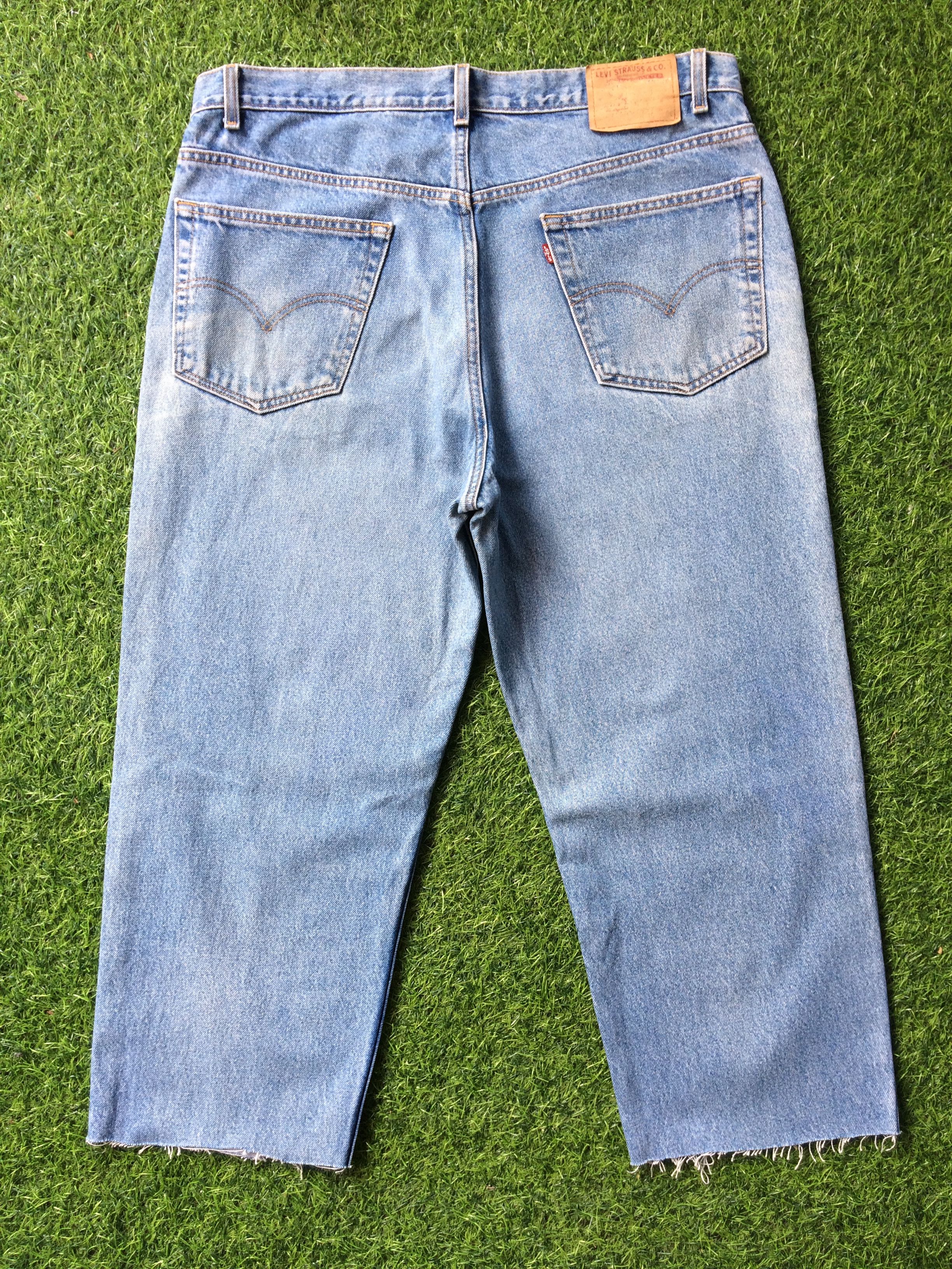 Levi's Vintage Distressed Levis 901 Cropped Jeans #B-868 Size US 39 - 2 Thumbnail