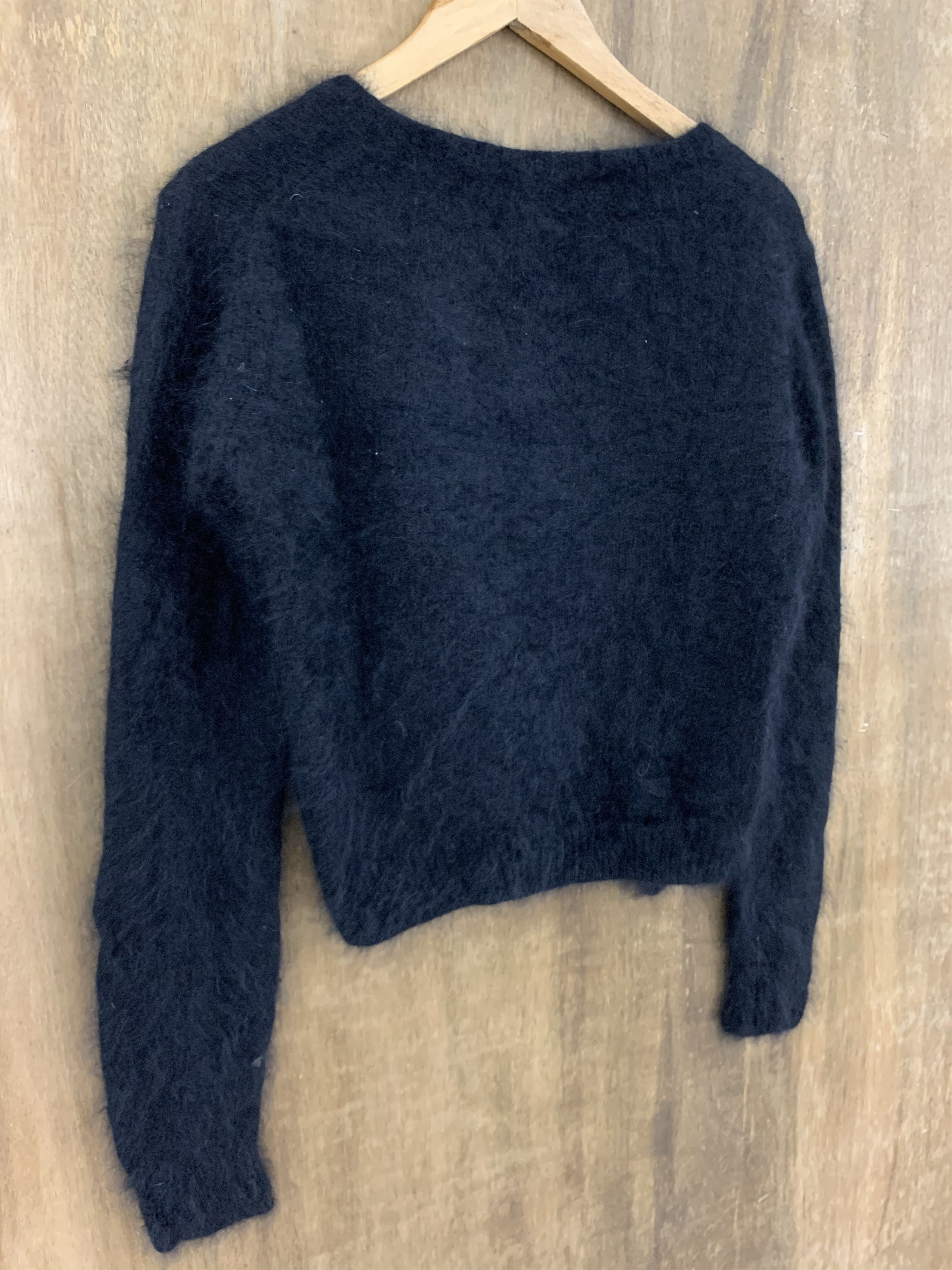 ADAM ET ROPE Cardigan Mohair Style Adam Et Rope Black Size S / US 4 / IT 40 - 8 Thumbnail