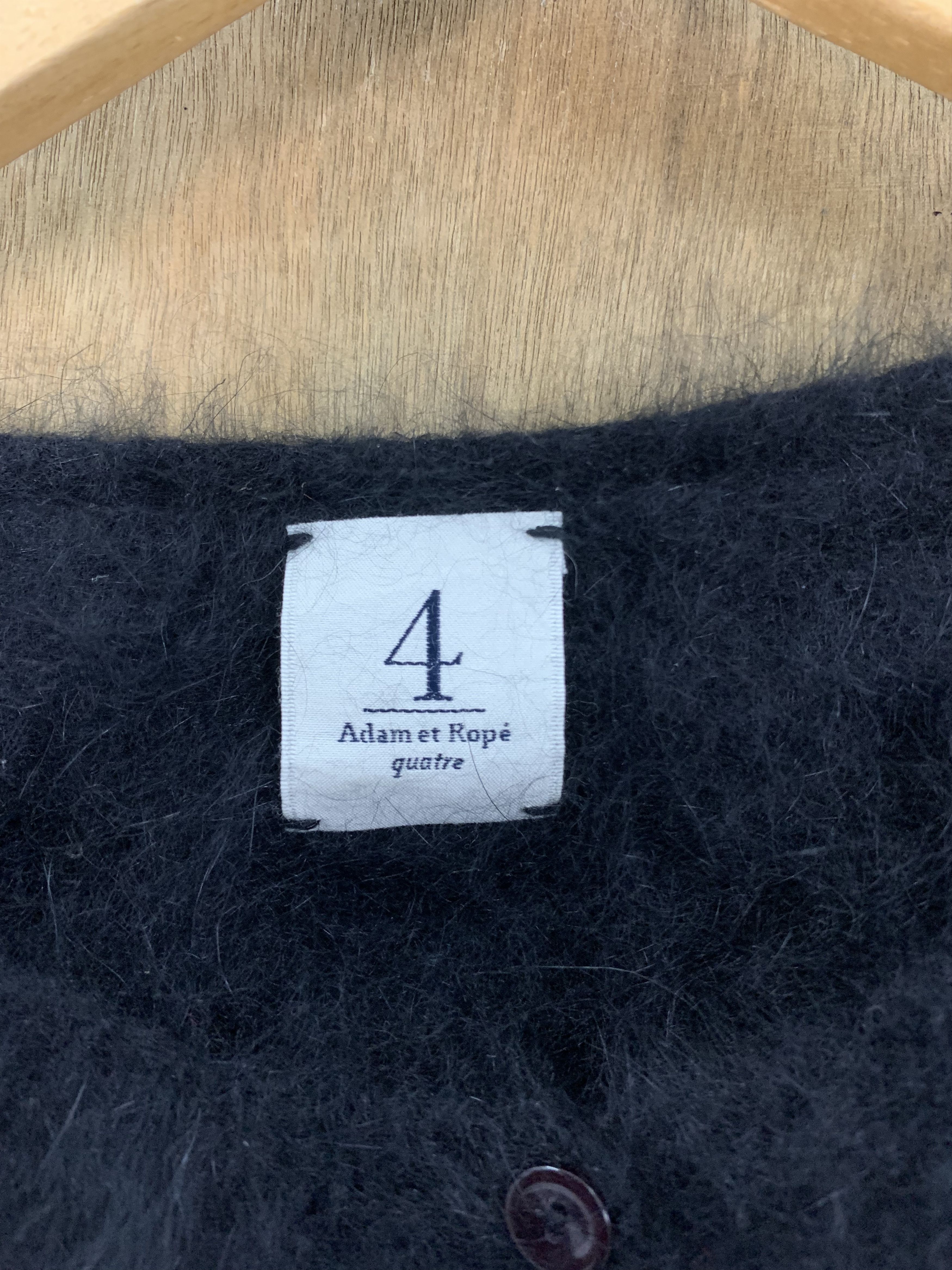 ADAM ET ROPE Cardigan Mohair Style Adam Et Rope Black Size S / US 4 / IT 40 - 9 Thumbnail