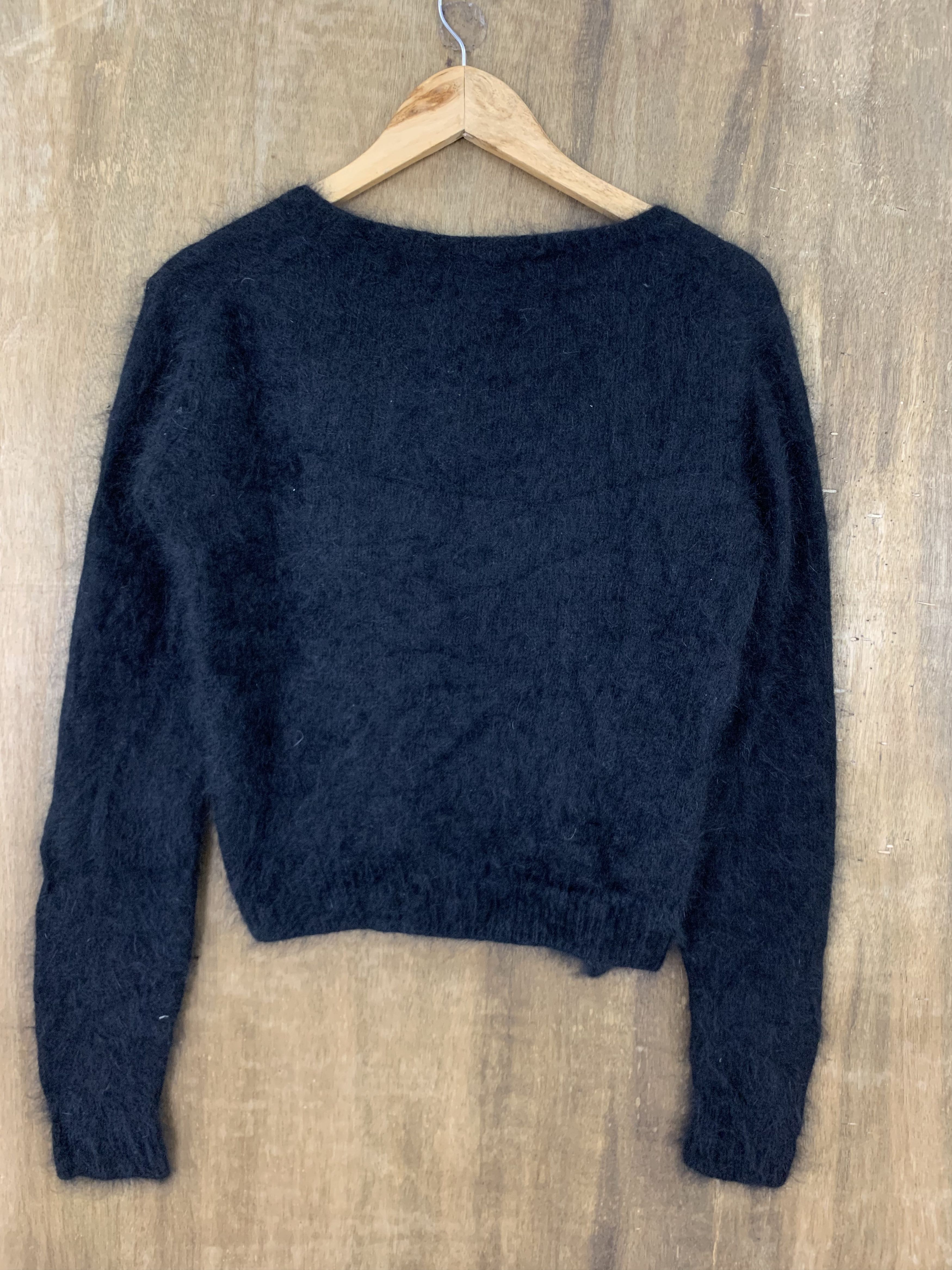ADAM ET ROPE Cardigan Mohair Style Adam Et Rope Black Size S / US 4 / IT 40 - 7 Thumbnail