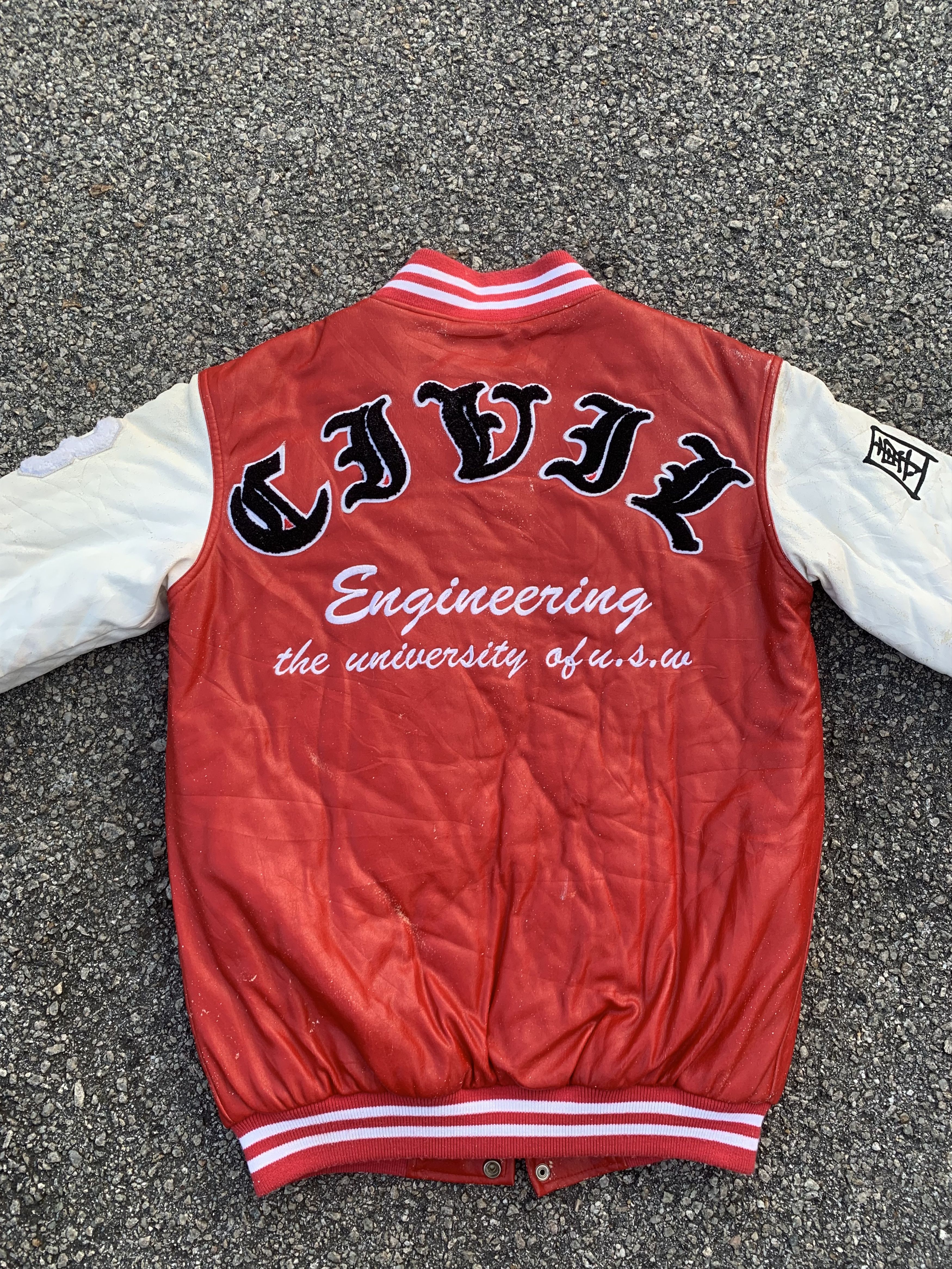 Japanese Brand Varsity Jacket Engineering University Vintage Size US M / EU 48-50 / 2 - 10 Thumbnail