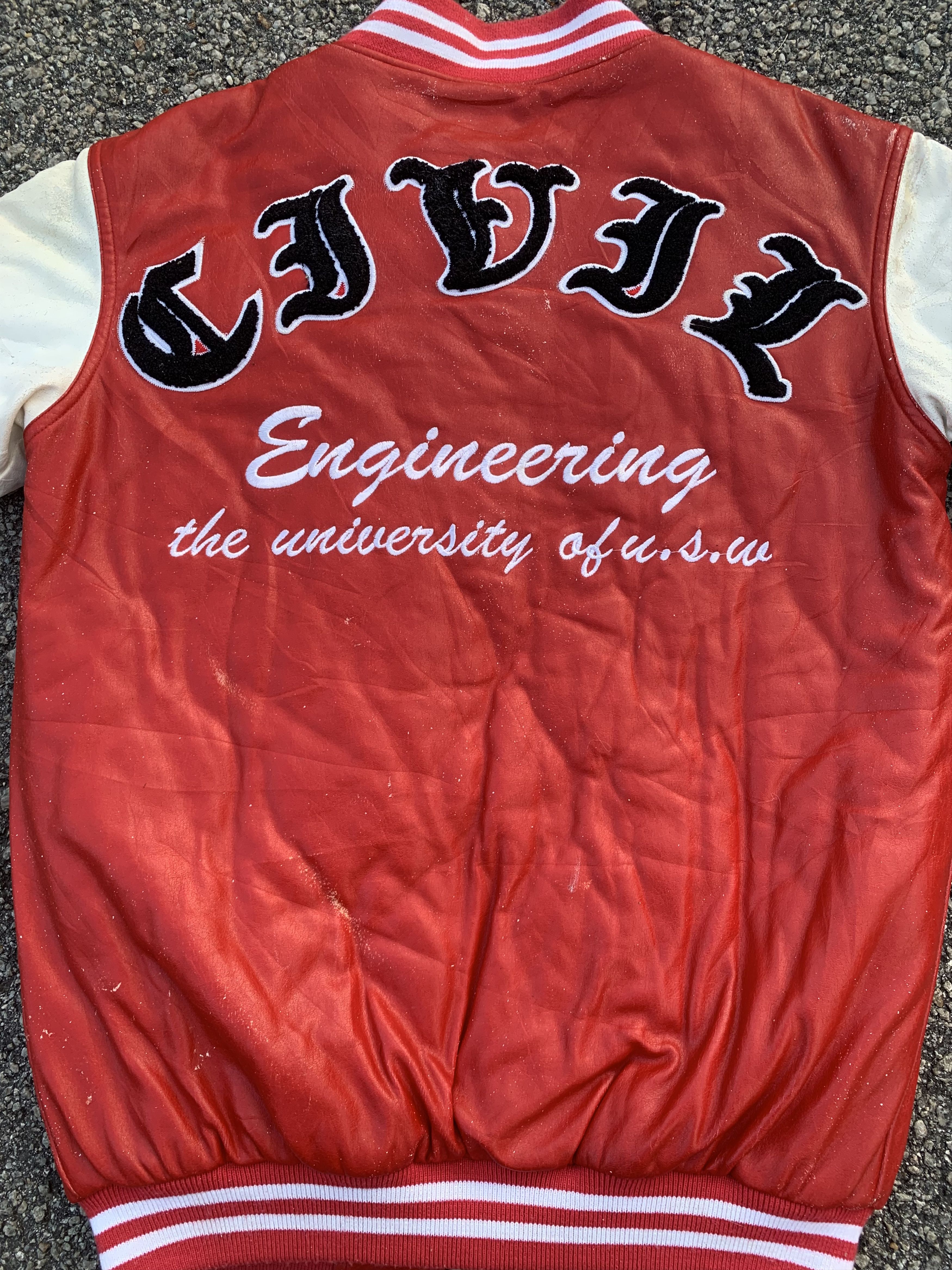 Japanese Brand Varsity Jacket Engineering University Vintage Size US M / EU 48-50 / 2 - 15 Thumbnail