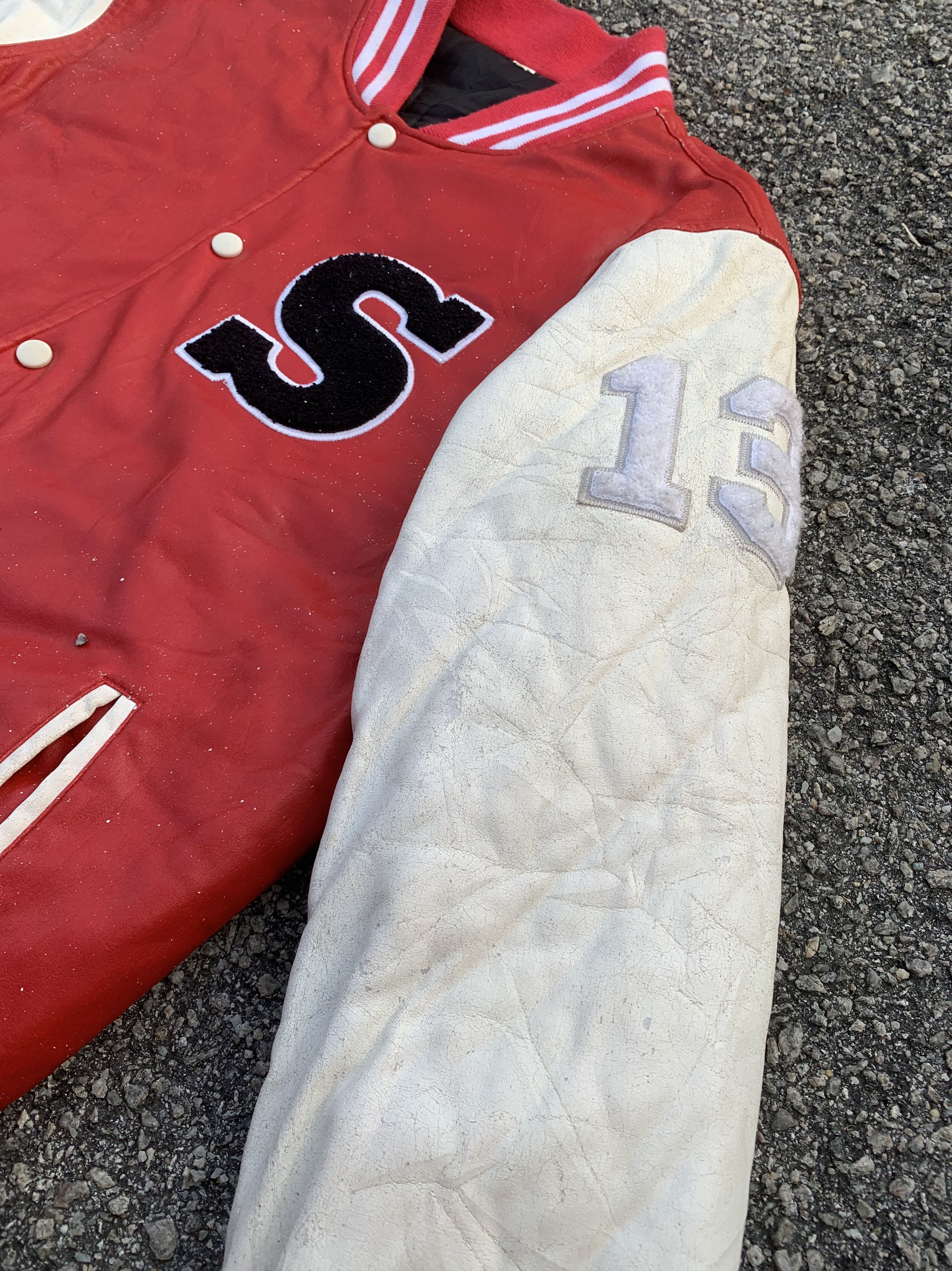 Japanese Brand Varsity Jacket Engineering University Vintage Size US M / EU 48-50 / 2 - 8 Thumbnail