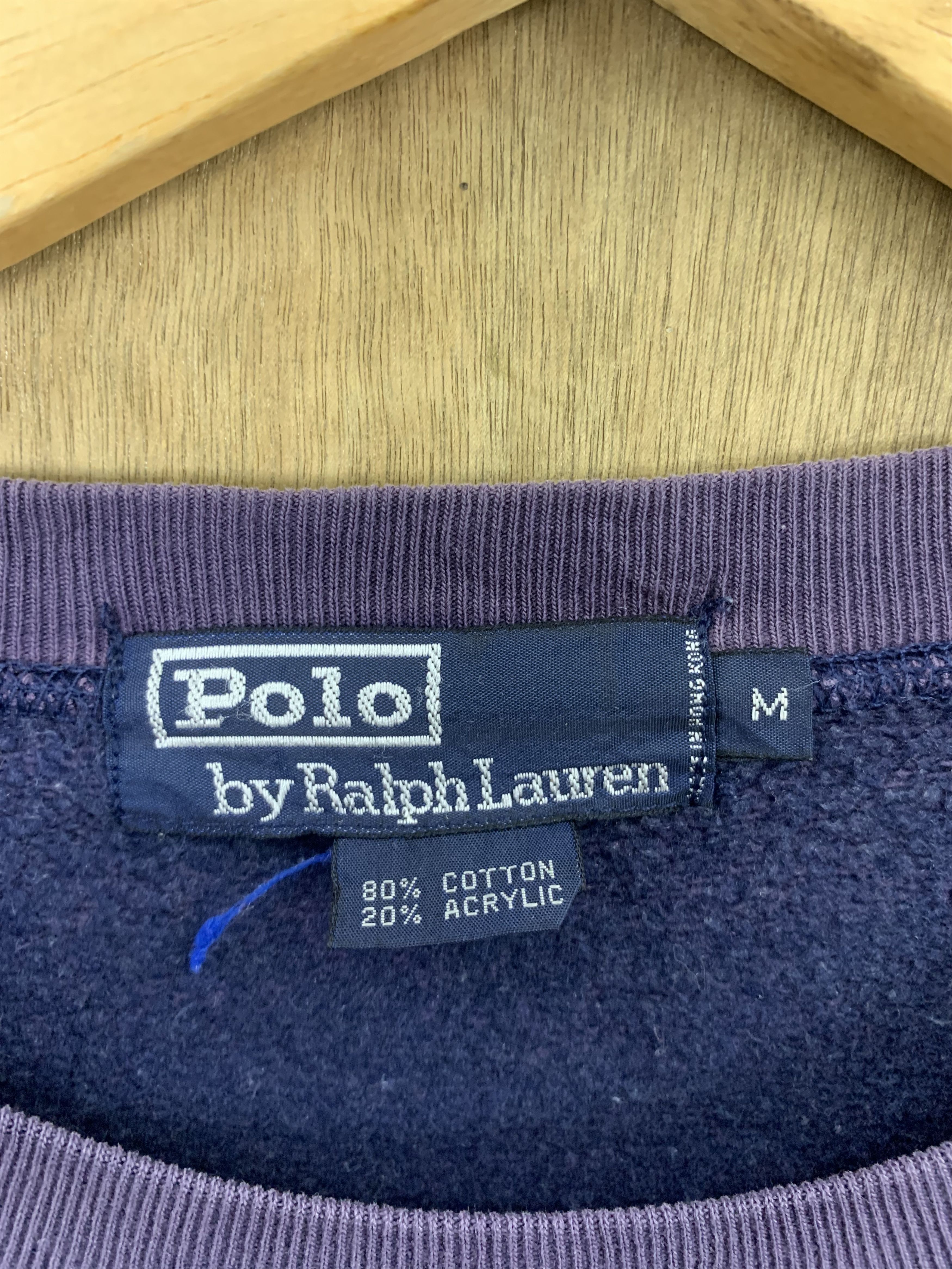 Japanese Brand Sweatshirts Polo Ralph Lauren Faded Small Pony Vintage Size US L / EU 52-54 / 3 - 6 Thumbnail