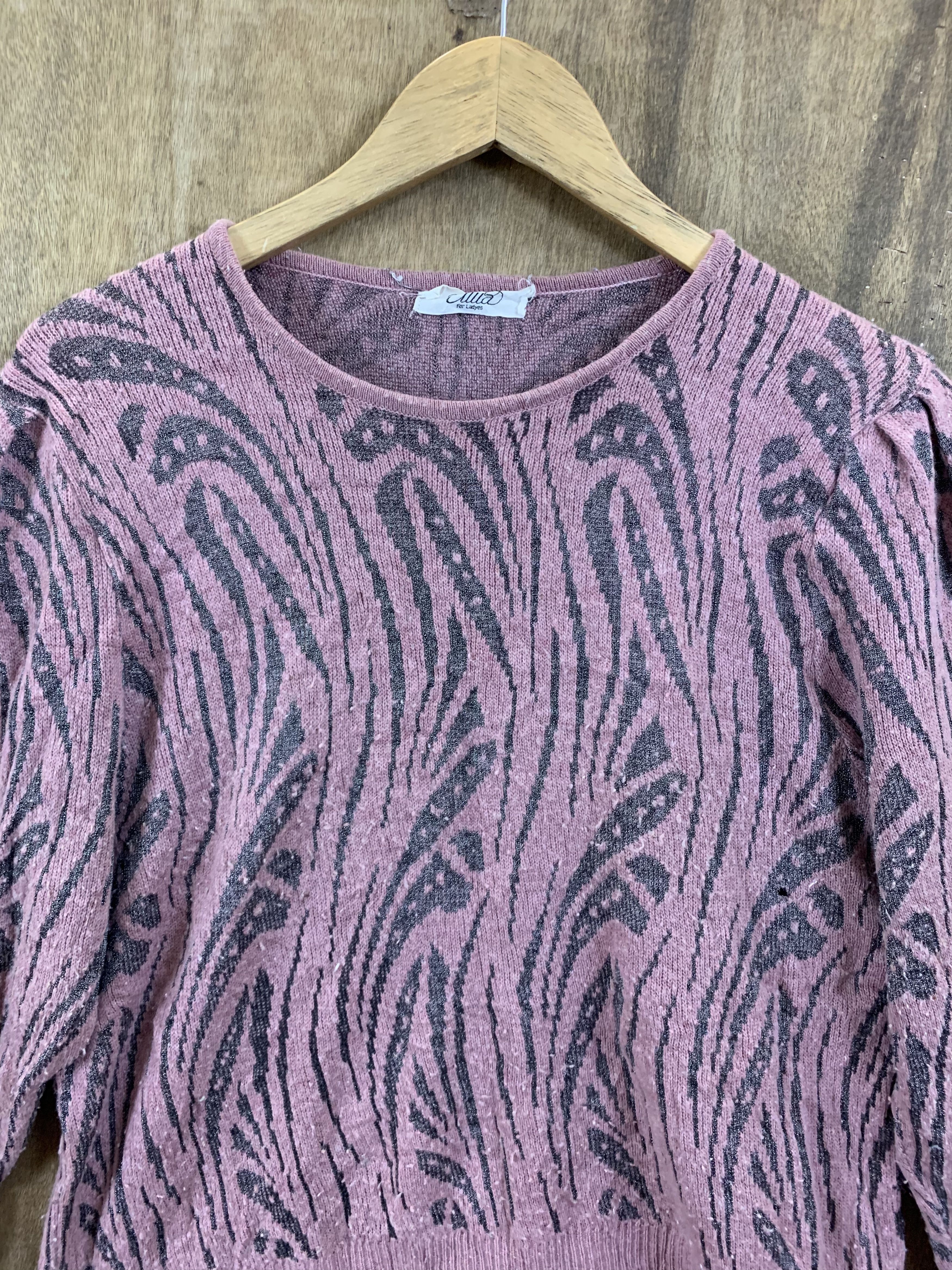 Japanese Brand Meticulous Knitwear Vtg Japanese Branded Like Coogi Style Size S / US 4 / IT 40 - 3 Thumbnail