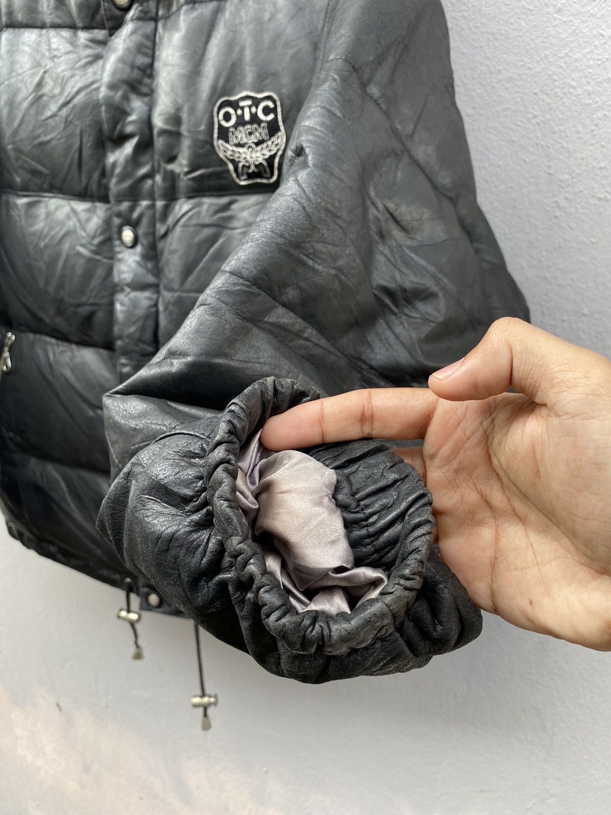 MCM 💥RARE💥 Vintage 90’s MCM O.T.C Puffer Leather Jacket Size US L / EU 52-54 / 3 - 8 Thumbnail