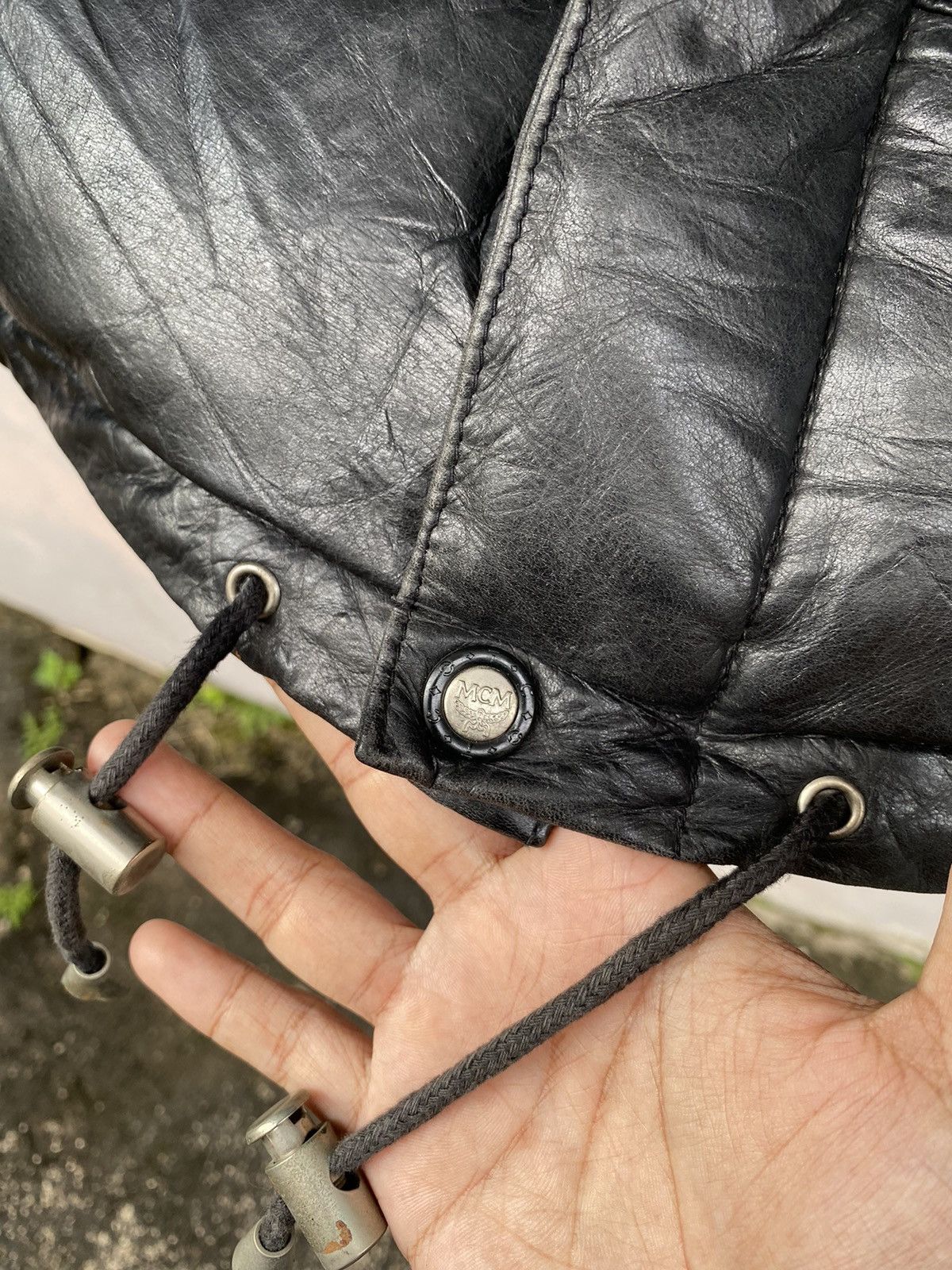 MCM 💥RARE💥 Vintage 90’s MCM O.T.C Puffer Leather Jacket Size US L / EU 52-54 / 3 - 10 Thumbnail