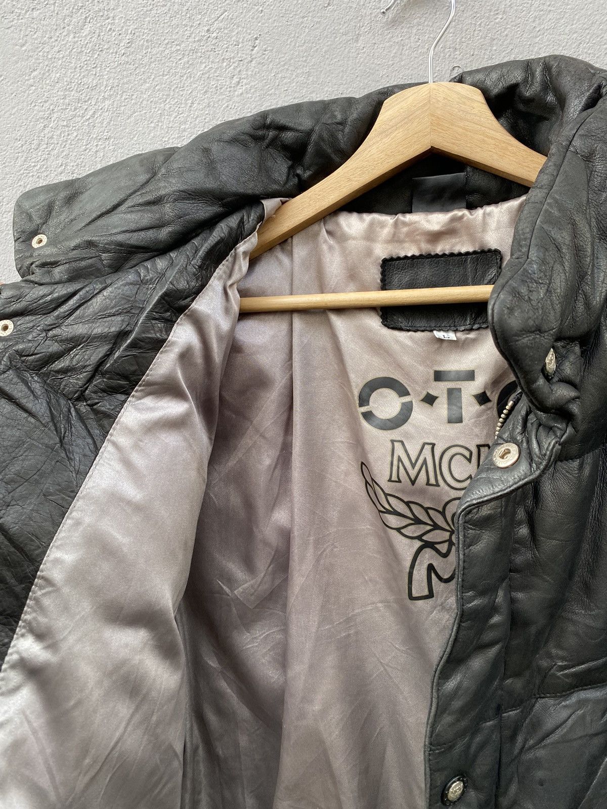 MCM 💥RARE💥 Vintage 90’s MCM O.T.C Puffer Leather Jacket Size US L / EU 52-54 / 3 - 22 Thumbnail