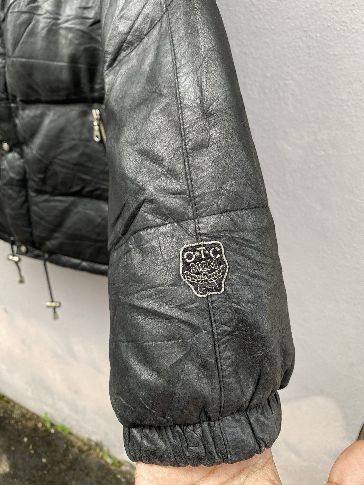 MCM 💥RARE💥 Vintage 90’s MCM O.T.C Puffer Leather Jacket Size US L / EU 52-54 / 3 - 7 Thumbnail