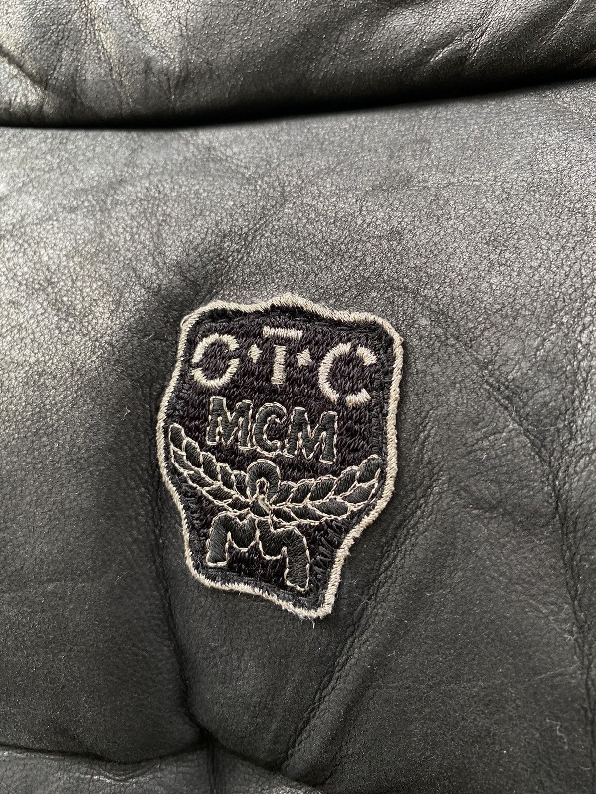 MCM 💥RARE💥 Vintage 90’s MCM O.T.C Puffer Leather Jacket Size US L / EU 52-54 / 3 - 12 Thumbnail