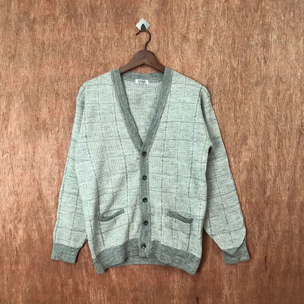 Japanese Brand Kosugi TK Grey Cardigan Knitwear #353 Size US M / EU 48-50 / 2 - 1 Thumbnail