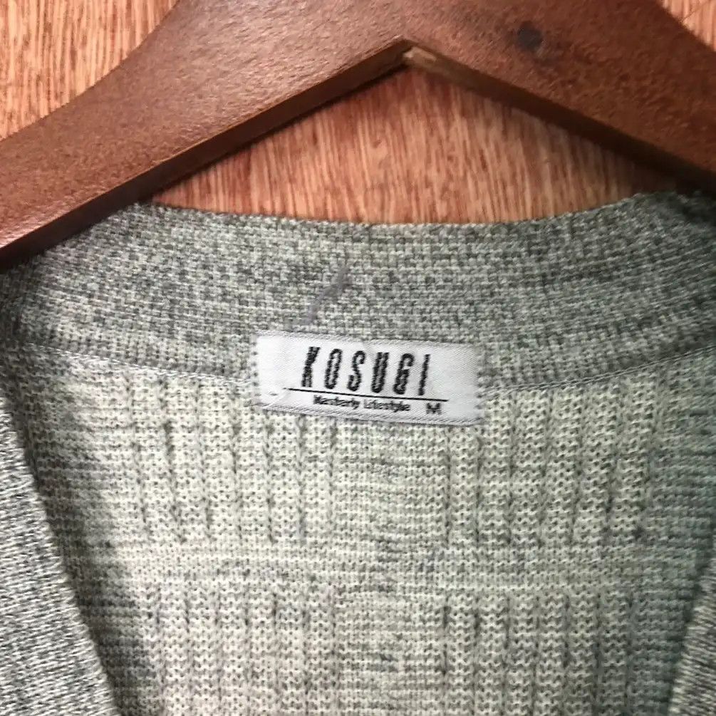 Japanese Brand Kosugi TK Grey Cardigan Knitwear #353 Size US M / EU 48-50 / 2 - 4 Thumbnail