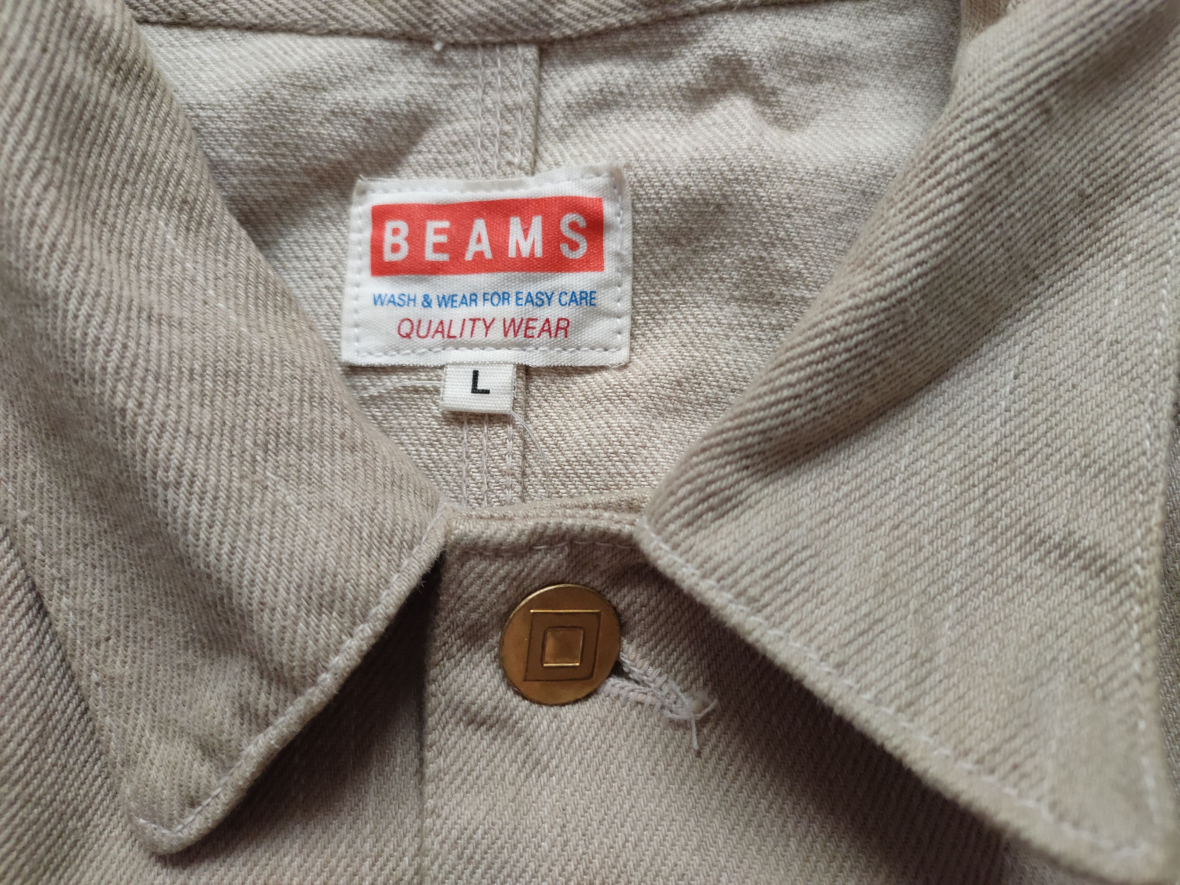 Beams Plus Beams Four Pocket Jacket Core Jacket Denim Jacket Size US L / EU 52-54 / 3 - 4 Thumbnail