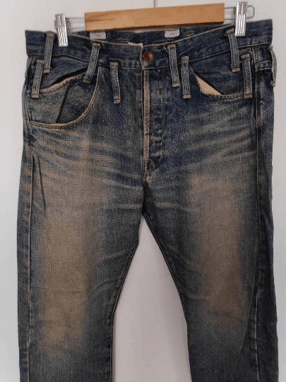 Paul Smith Vintage Paul Smith Red Ear Distressed Denim Jeans Size US 33 - 2 Thumbnail