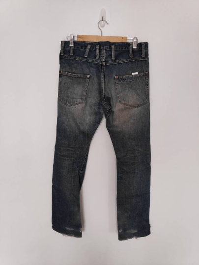 Paul Smith Vintage Paul Smith Red Ear Distressed Denim Jeans Size US 33 - 3 Thumbnail
