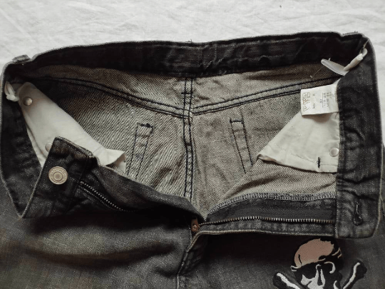 Comme des Garcons × Undercover Warriors Distressed Jeans Denim Punk Design Size US 29 - 5 Thumbnail