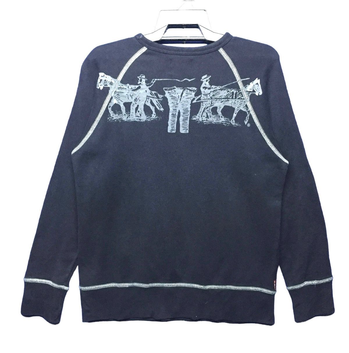 Japanese Brand × Levi's Vintage Levi’s BE Big Logo Crewneck Sweatshirt Size US M / EU 48-50 / 2 - 1 Thumbnail