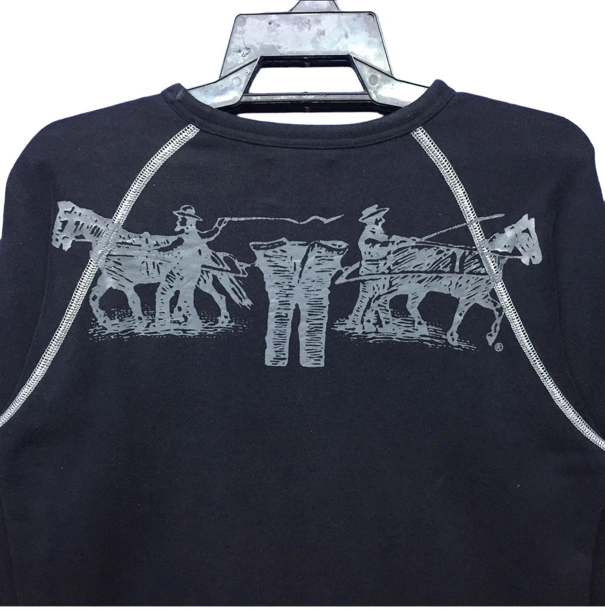 Japanese Brand × Levi's Vintage Levi’s BE Big Logo Crewneck Sweatshirt Size US M / EU 48-50 / 2 - 6 Thumbnail