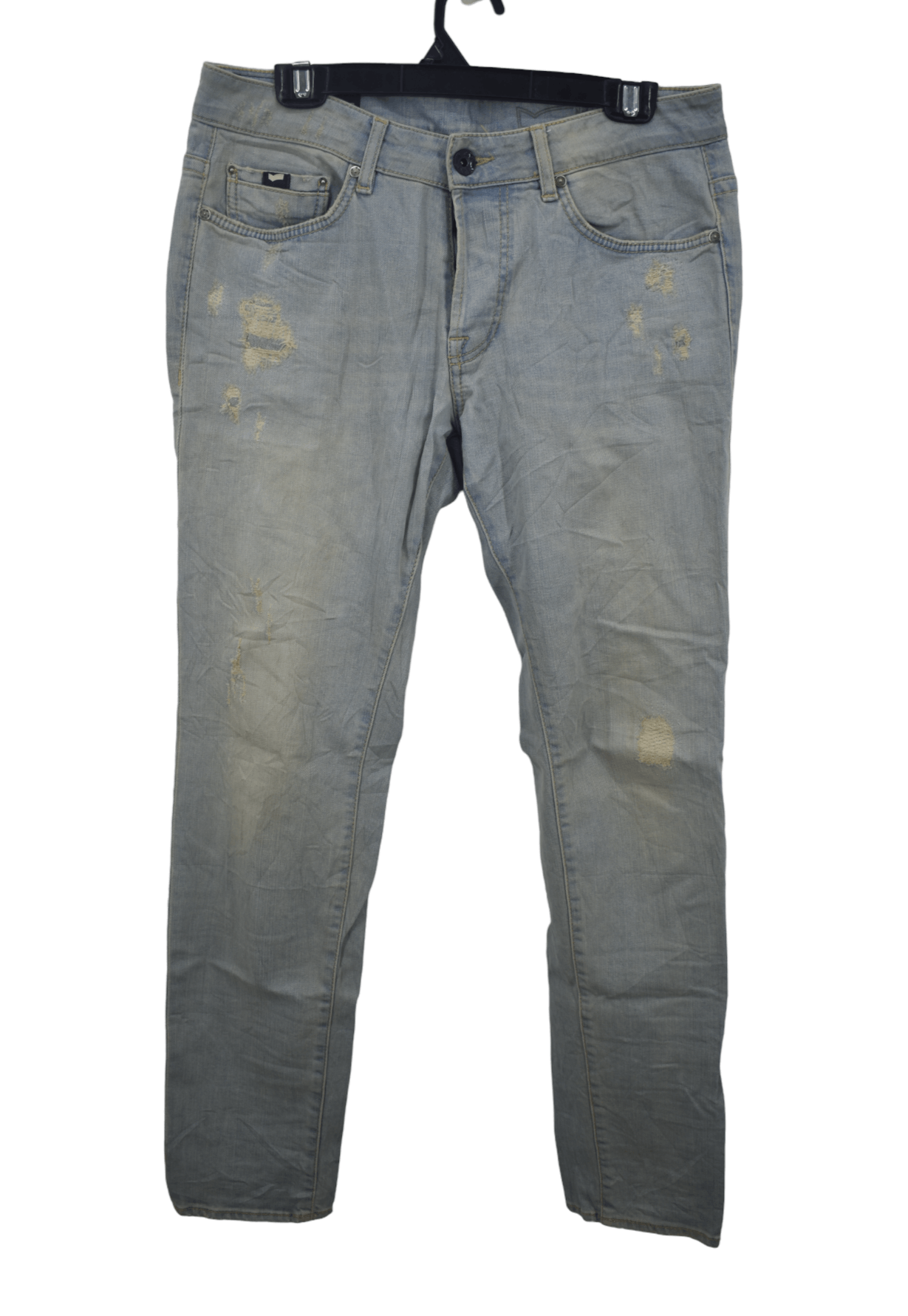 GAS Vintage Gas Jeans Distressed Denim Pants Size US 33 - 1 Thumbnail