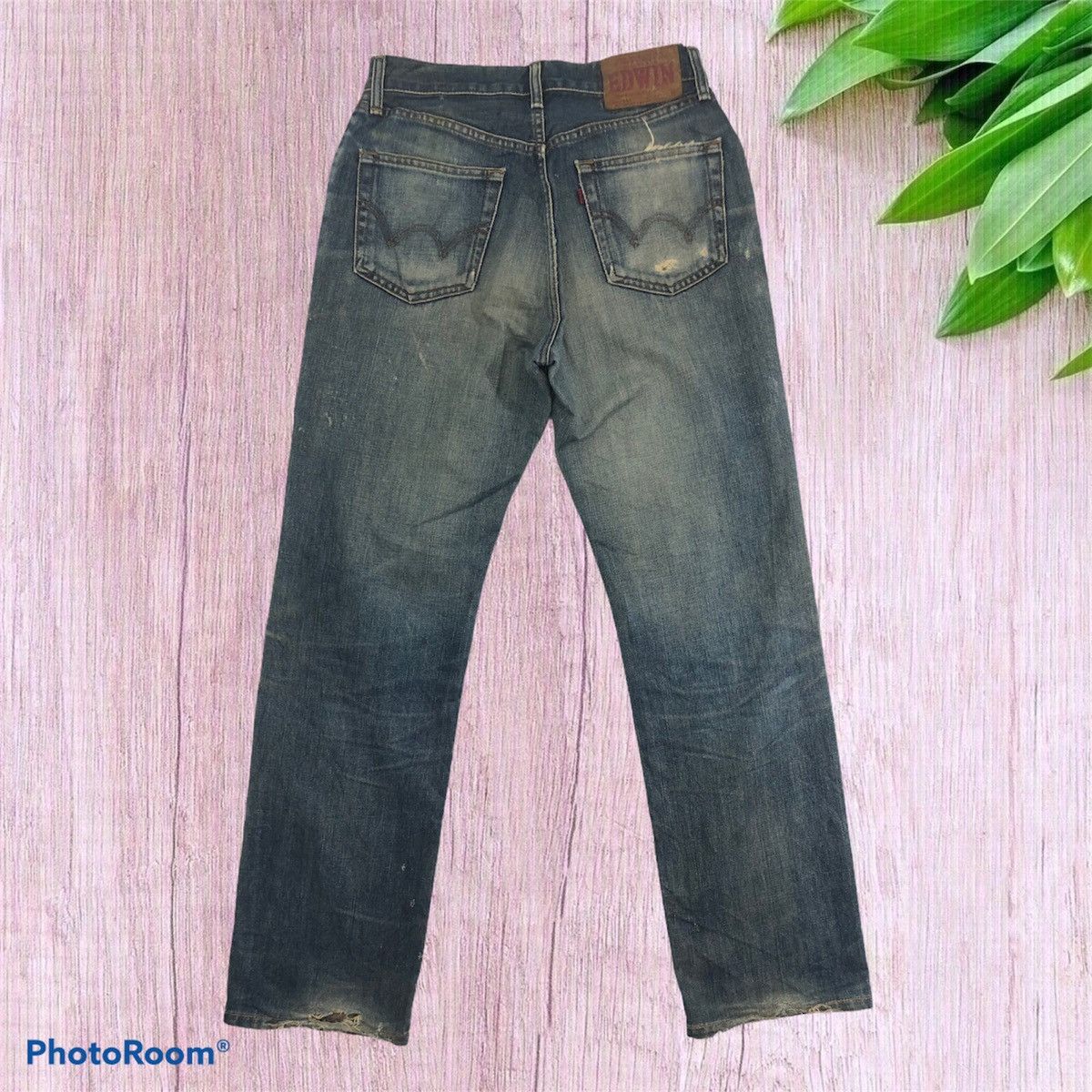 Edwin Edwin 505 Jeans Japan Made Distressed Denim Size US 29 - 4 Thumbnail