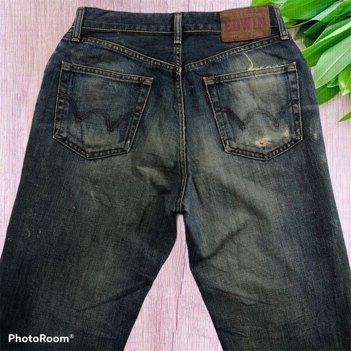 Edwin Edwin 505 Jeans Japan Made Distressed Denim Size US 29 - 5 Thumbnail