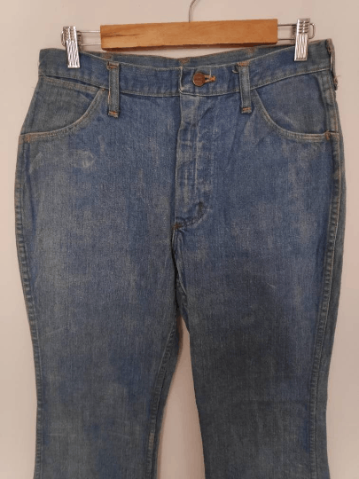 Vintage Vintage MAVERRICK BLUE BELL Jeans Raw Denim Distressed Size US 31 - 2 Thumbnail