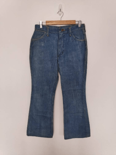 Vintage Vintage MAVERRICK BLUE BELL Jeans Raw Denim Distressed Size US 31 - 1 Thumbnail