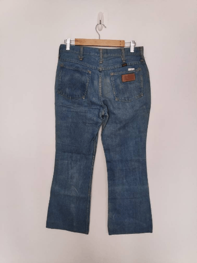 Vintage Vintage MAVERRICK BLUE BELL Jeans Raw Denim Distressed Size US 31 - 3 Thumbnail