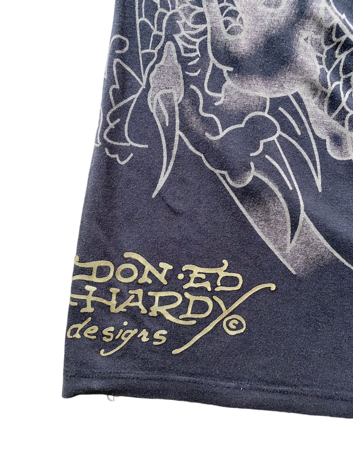 Christian Audigier ED HARDY by CHRISTIAN AUDIGIER skull dragon tee shirt Size US M / EU 48-50 / 2 - 7 Thumbnail