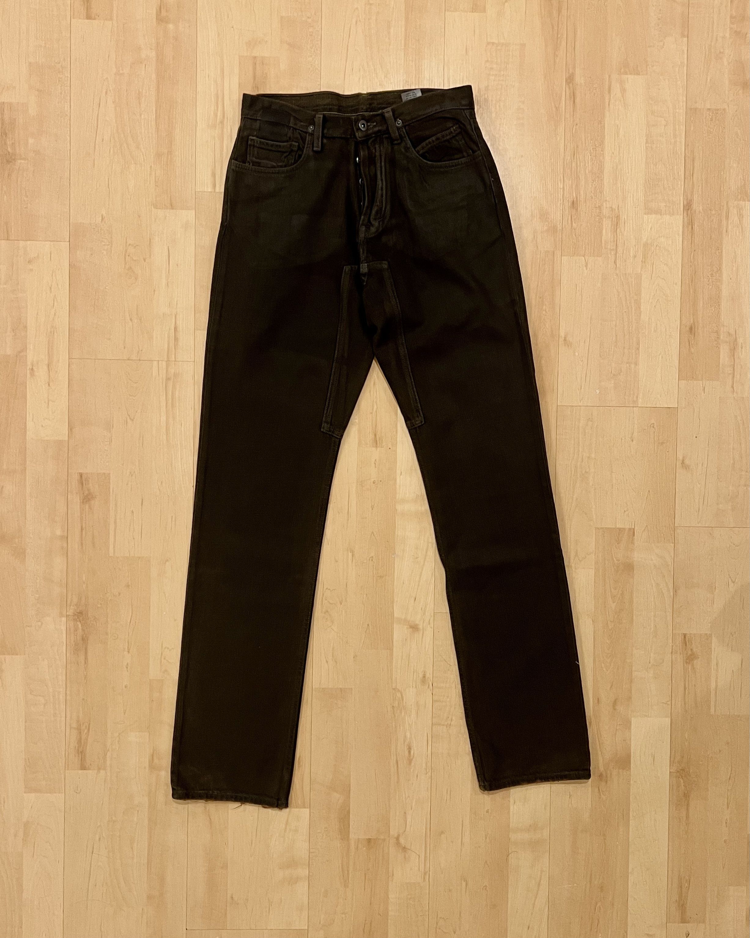 Rick Owens Slab Muted Mud Brown Denim
