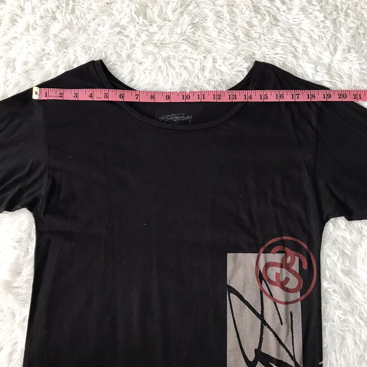 Stussy 💥Steals💥Stussy Side Printed Half Sleeve Tee Size US M / EU 48-50 / 2 - 16 Thumbnail