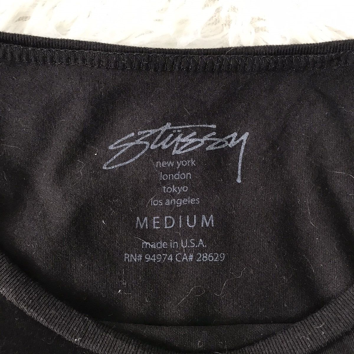 Stussy 💥Steals💥Stussy Side Printed Half Sleeve Tee Size US M / EU 48-50 / 2 - 12 Thumbnail