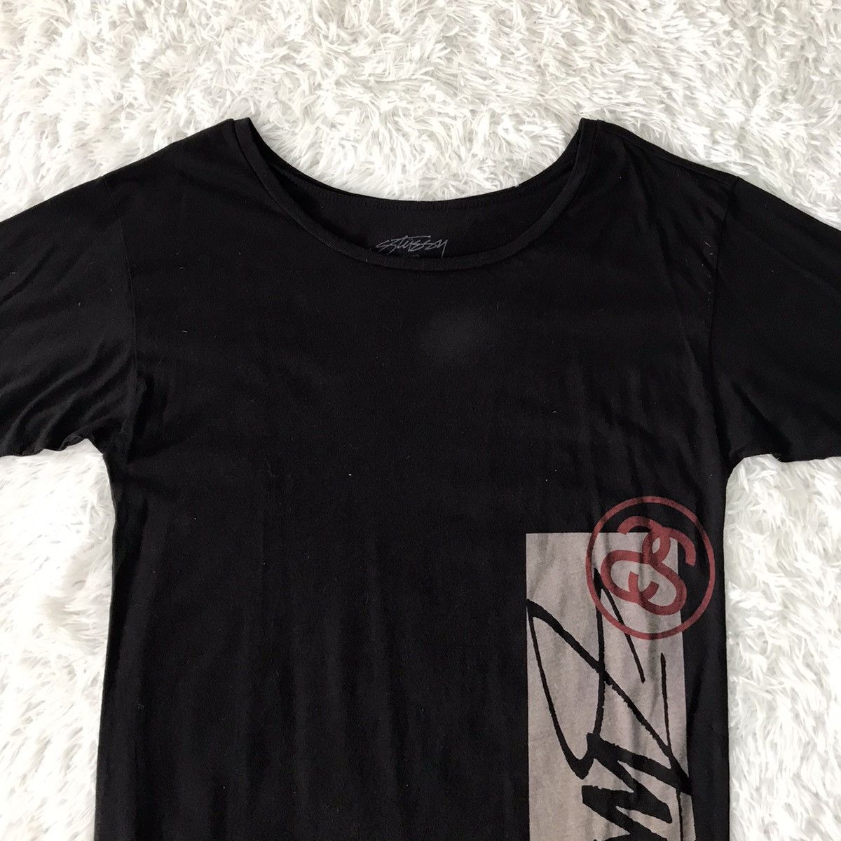 Stussy 💥Steals💥Stussy Side Printed Half Sleeve Tee Size US M / EU 48-50 / 2 - 7 Thumbnail