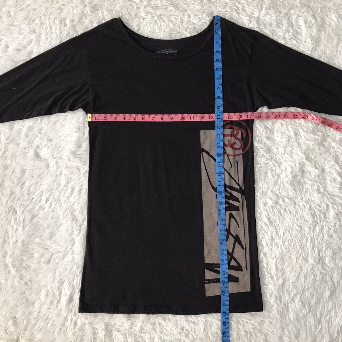 Stussy 💥Steals💥Stussy Side Printed Half Sleeve Tee Size US M / EU 48-50 / 2 - 15 Thumbnail