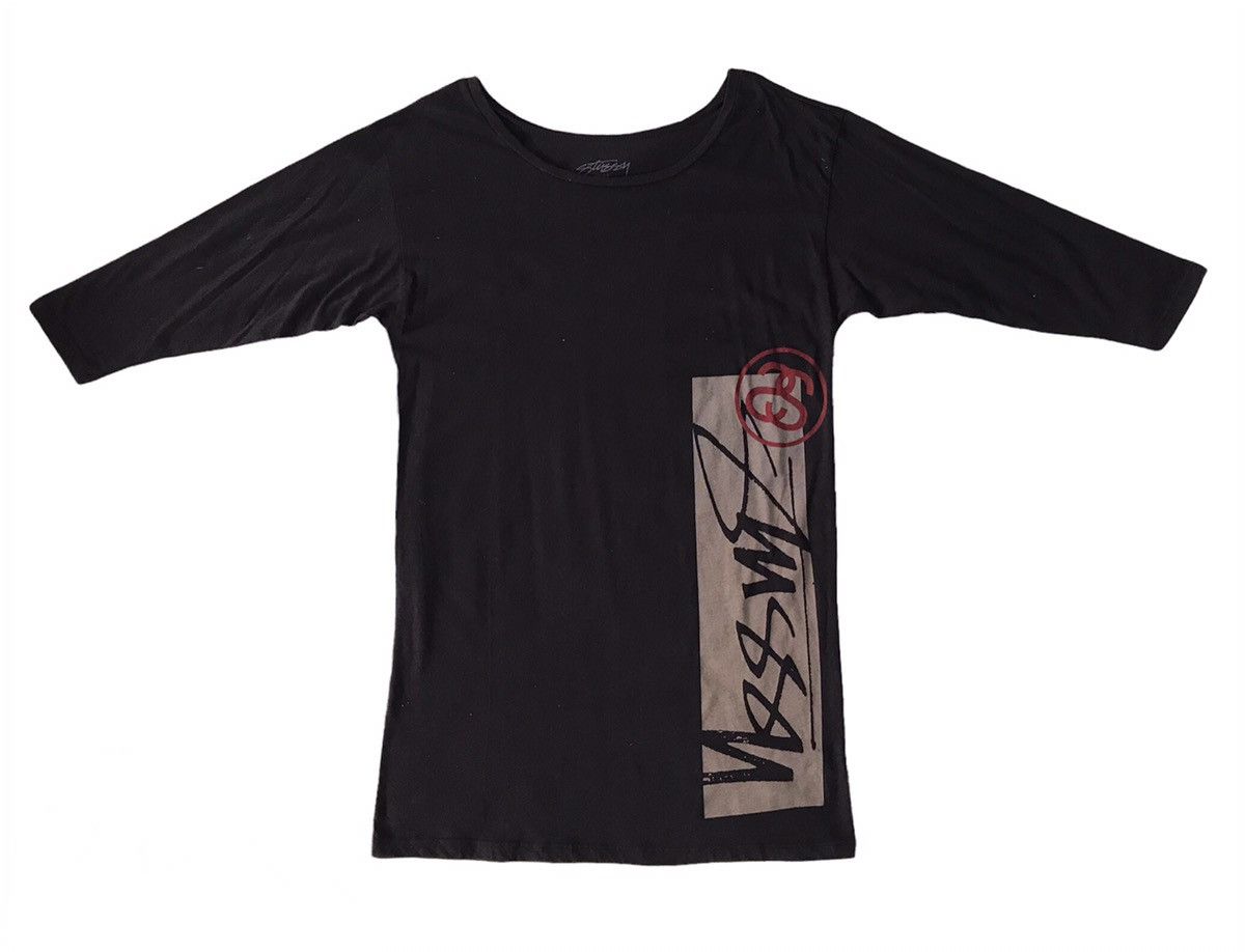 Stussy 💥Steals💥Stussy Side Printed Half Sleeve Tee Size US M / EU 48-50 / 2 - 1 Thumbnail
