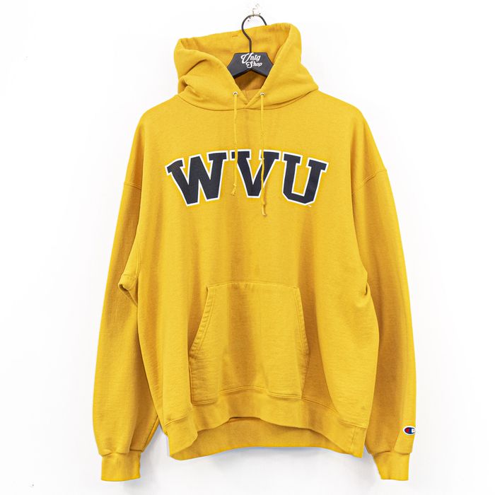 Vintage Y2K Champion WVU West Virginia University Hoodie Sweatshirt ...