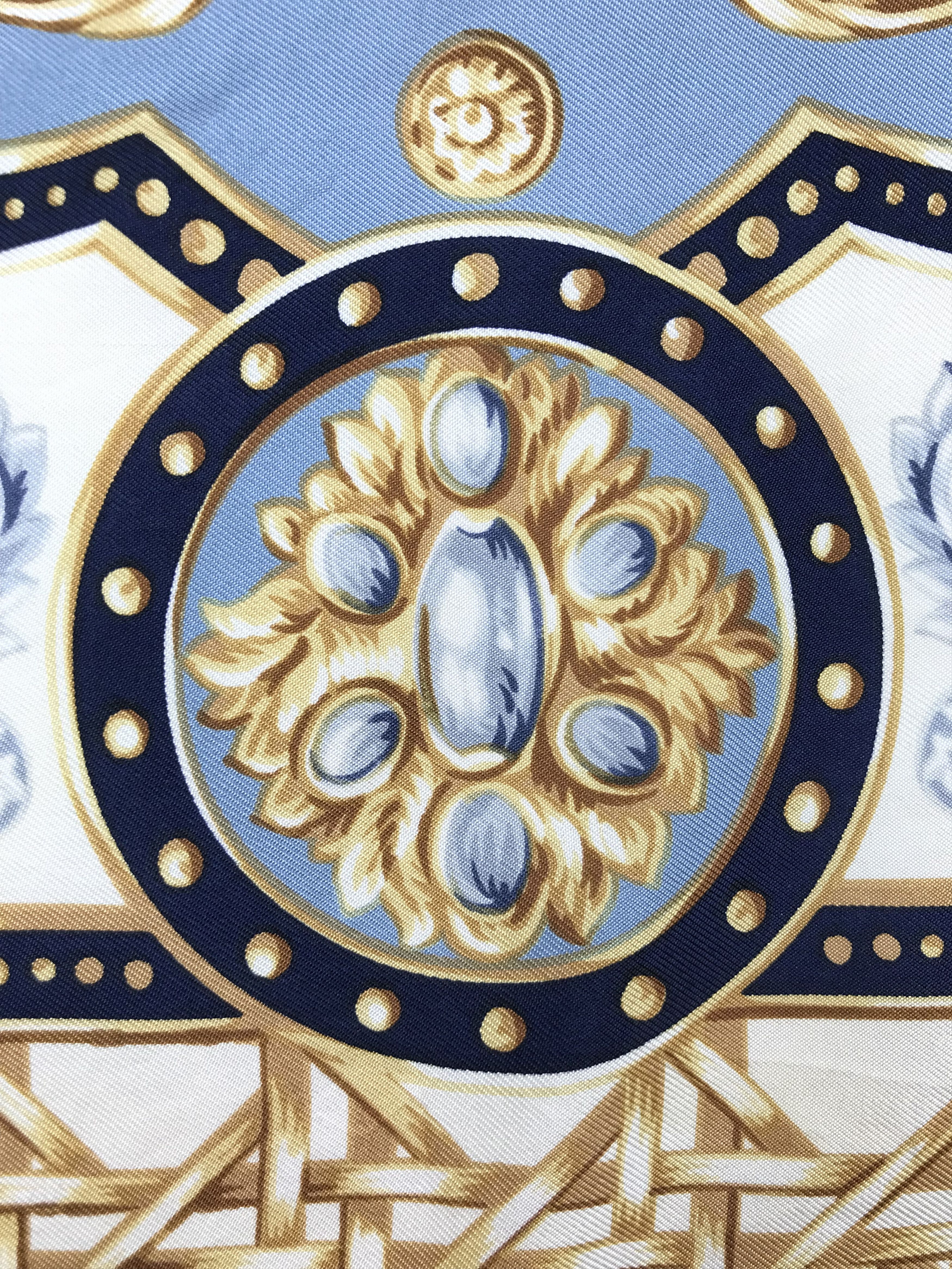 Other LM802 LANCETTI MILANO Silk Scarf Scarves Vintage Designer Size ONE SIZE - 7 Thumbnail