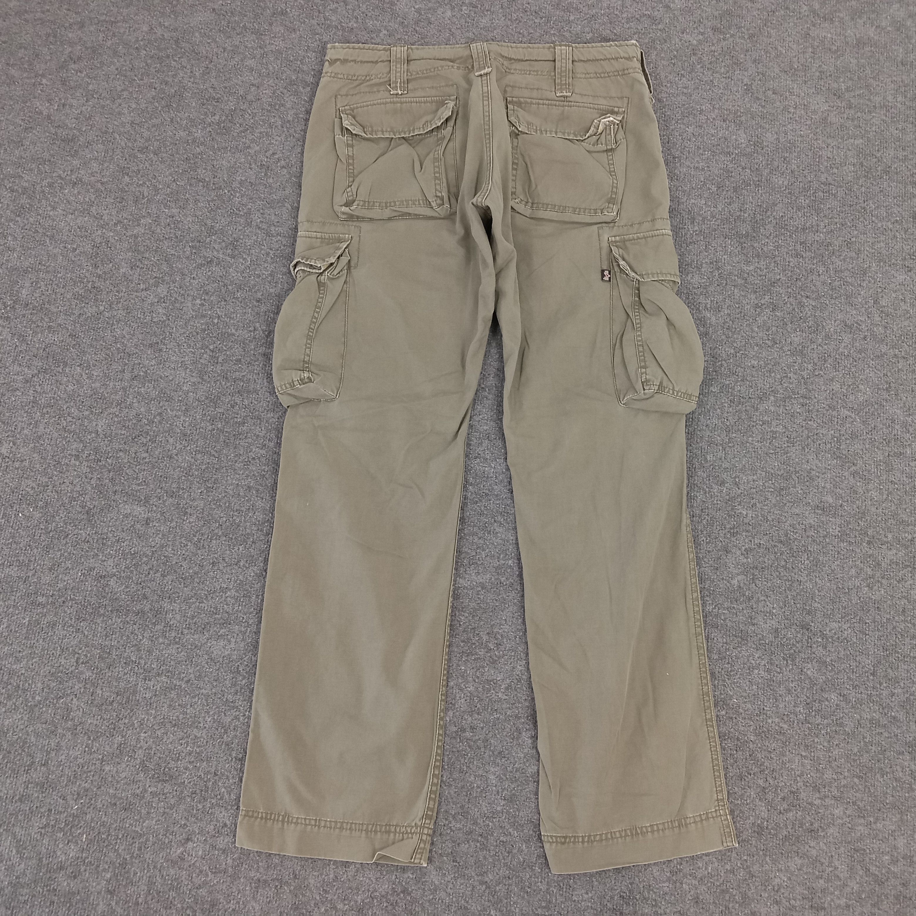 Alpha Industries × Vintage Alpha Industries Cargo Tactical Trousers Pants Size US 32 / EU 48 - 2 Thumbnail