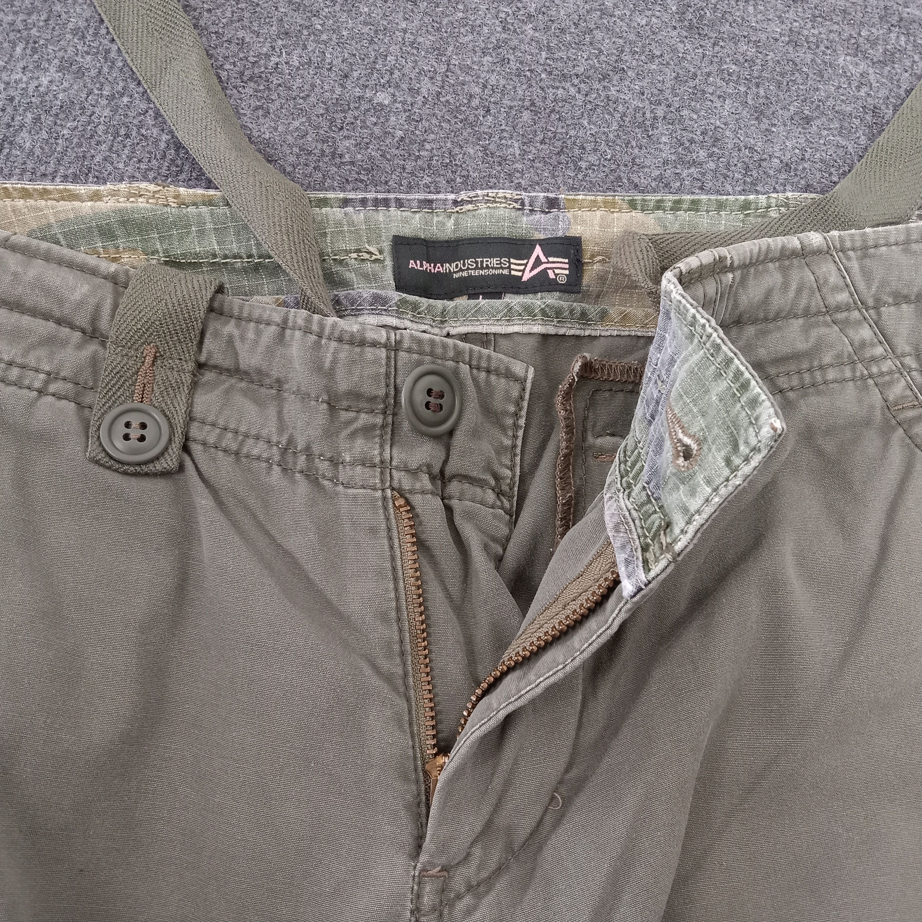 Alpha Industries × Vintage Alpha Industries Cargo Tactical Trousers Pants Size US 32 / EU 48 - 7 Thumbnail