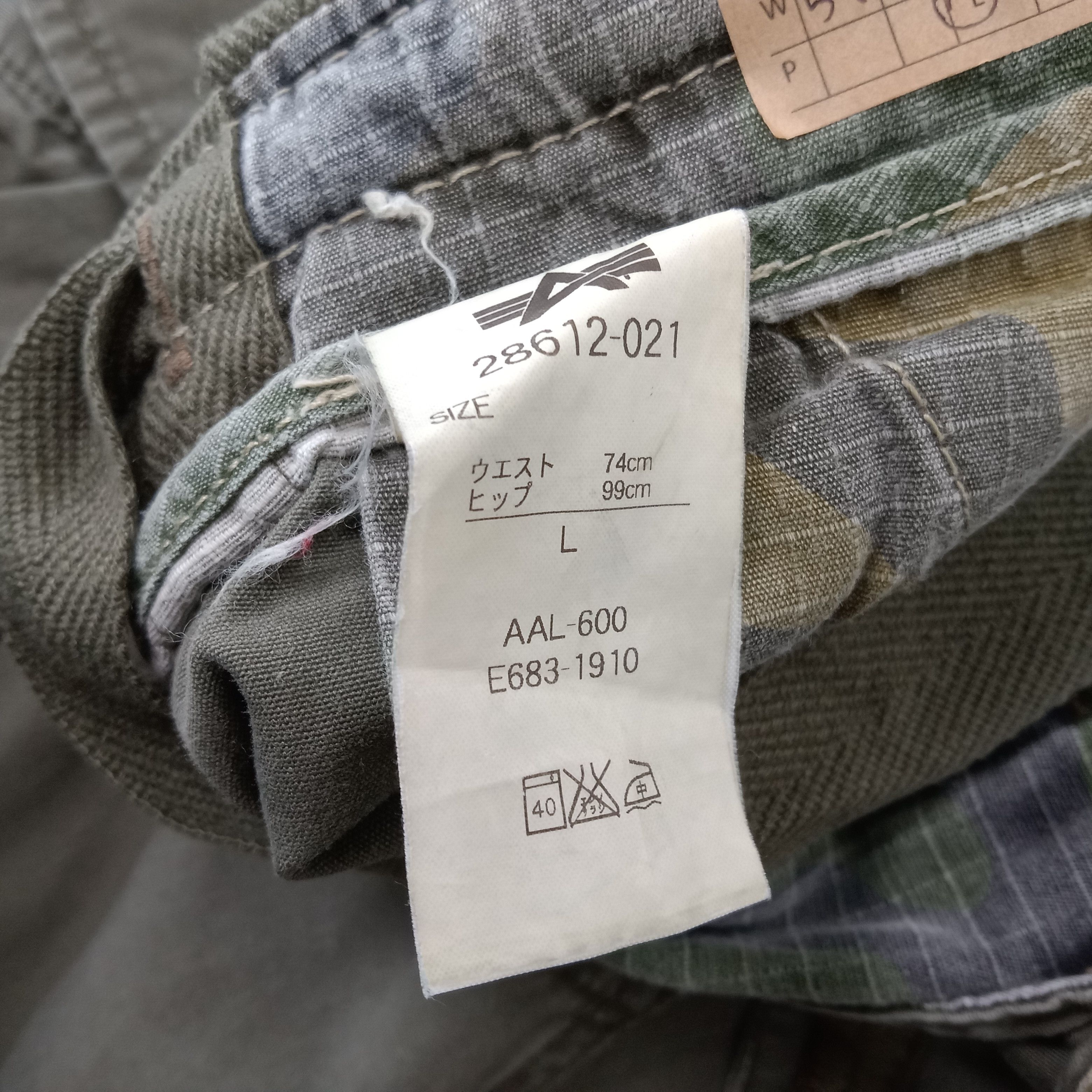Alpha Industries × Vintage Alpha Industries Cargo Tactical Trousers Pants Size US 32 / EU 48 - 9 Thumbnail