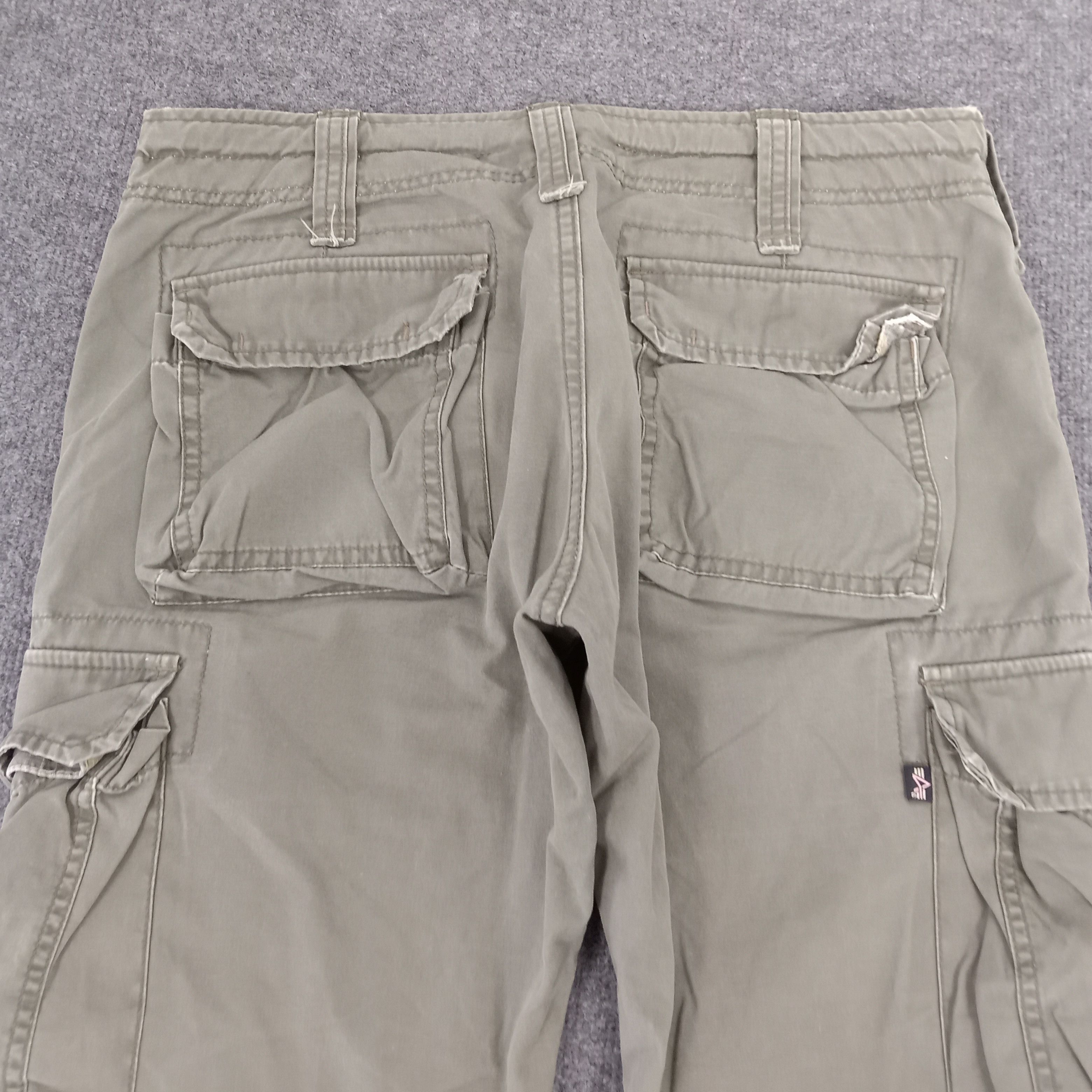 Alpha Industries × Vintage Alpha Industries Cargo Tactical Trousers Pants Size US 32 / EU 48 - 6 Thumbnail