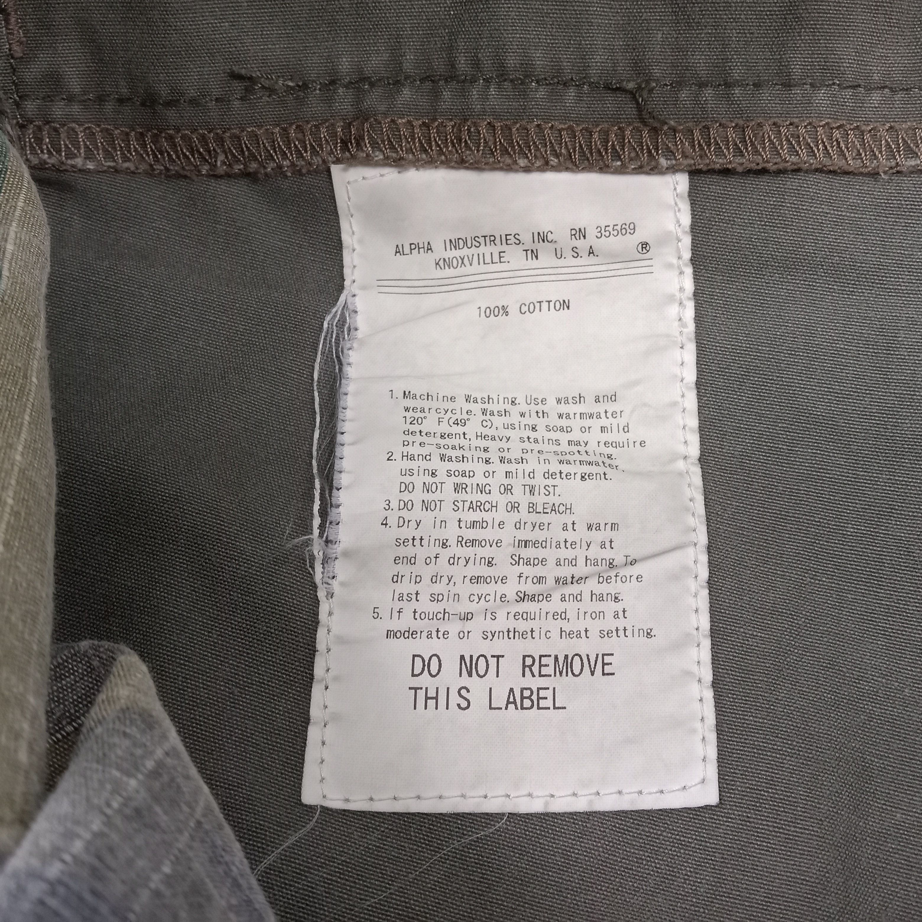 Alpha Industries × Vintage Alpha Industries Cargo Tactical Trousers Pants Size US 32 / EU 48 - 8 Thumbnail