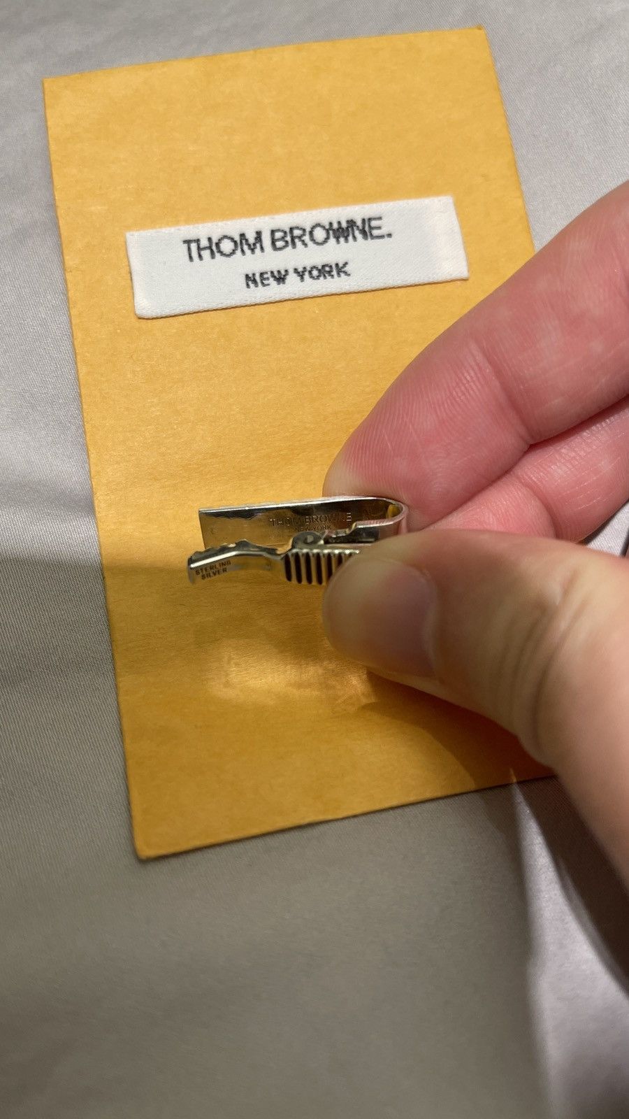 Thom Browne Thom Browne Short Tie Bar Size ONE SIZE - 6 Thumbnail